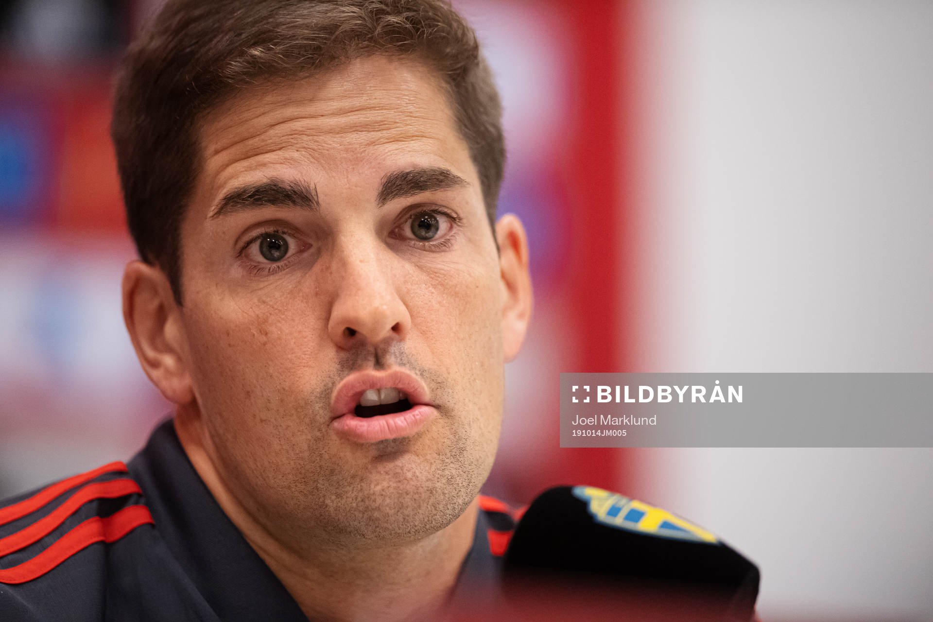 Robert Moreno, head coach of the Spanish national football