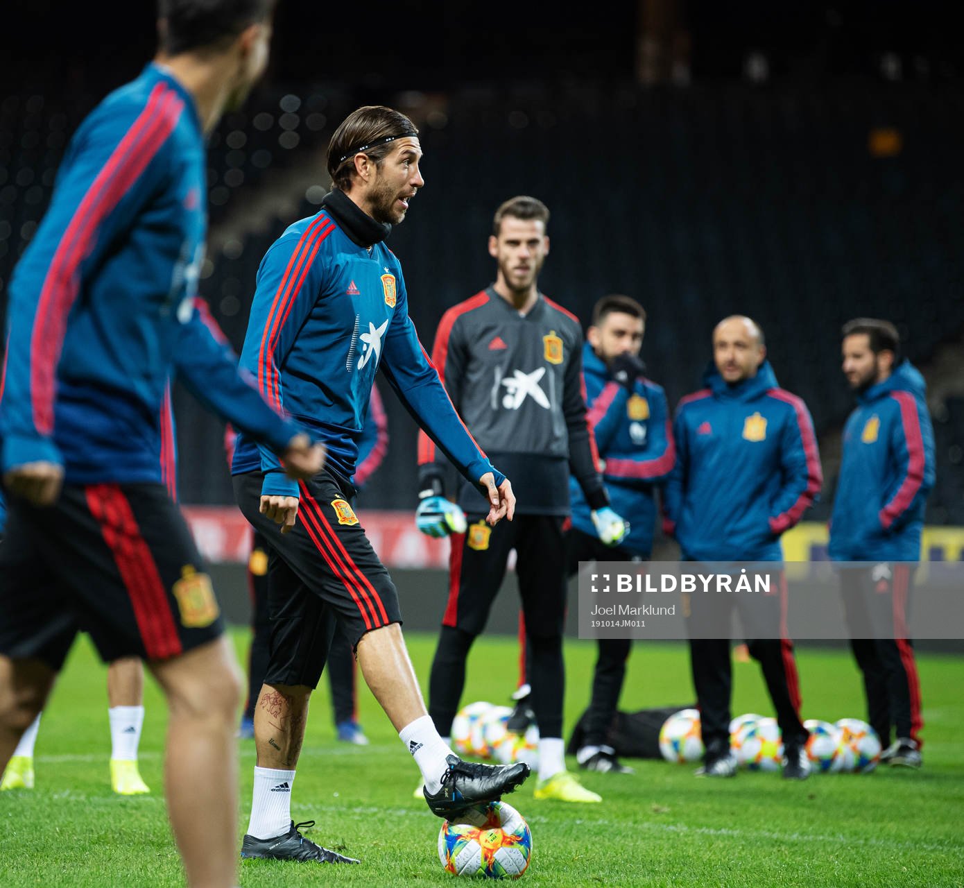 Sergio Ramos of the Spanish national football team