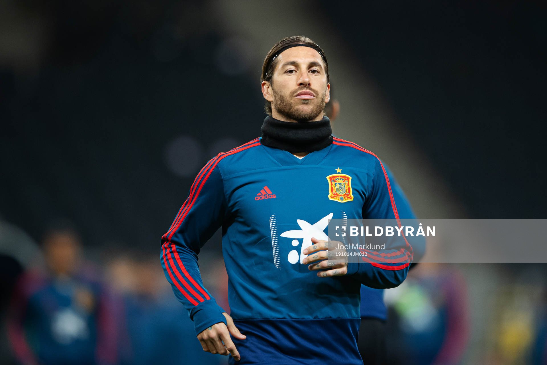 Sergio Ramos of the Spanish national football team