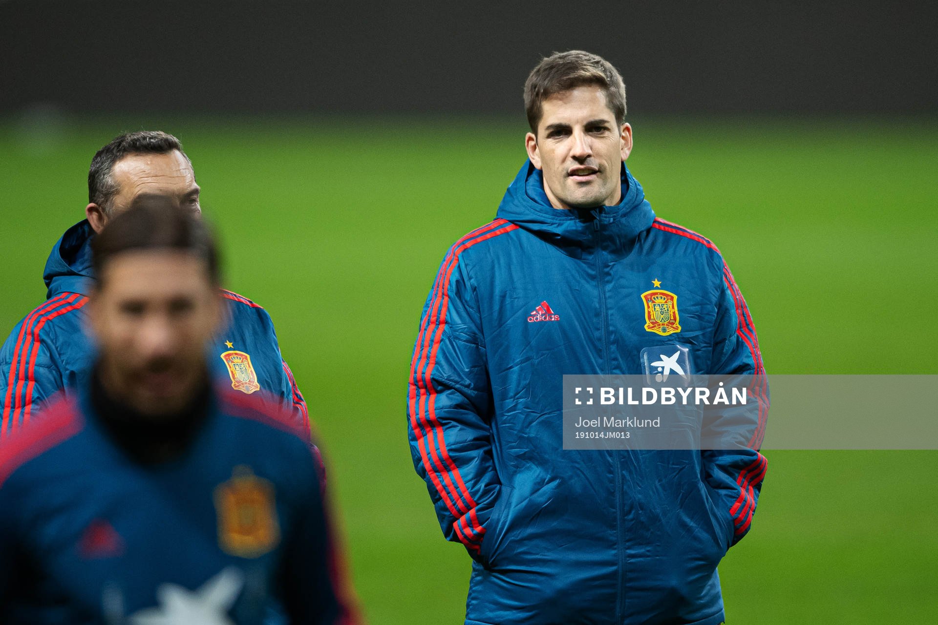 Robert Moreno, head coach of the Spanish national football