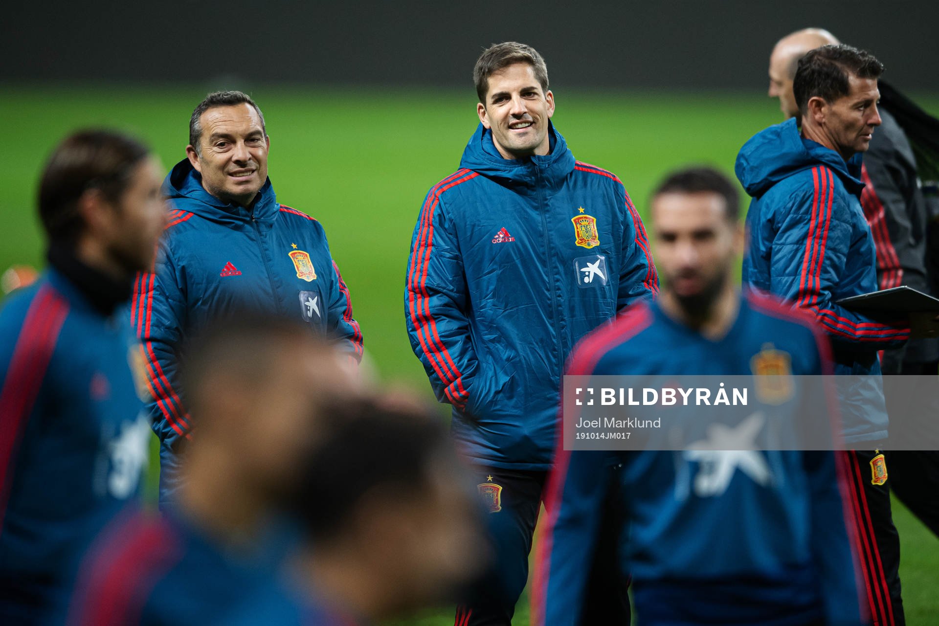 Robert Moreno, head coach of the Spanish national football