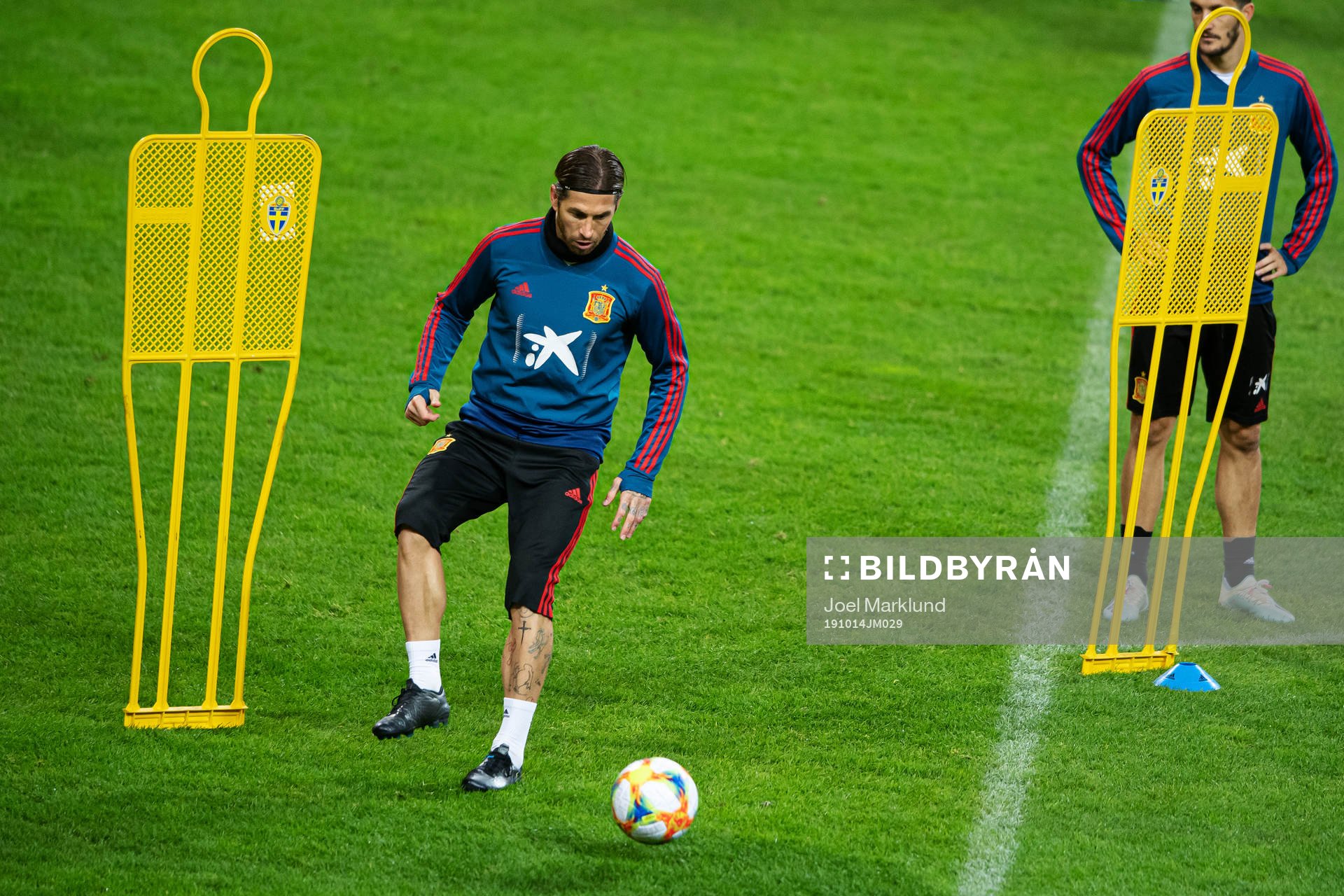 Sergio Ramos of the Spanish national football team