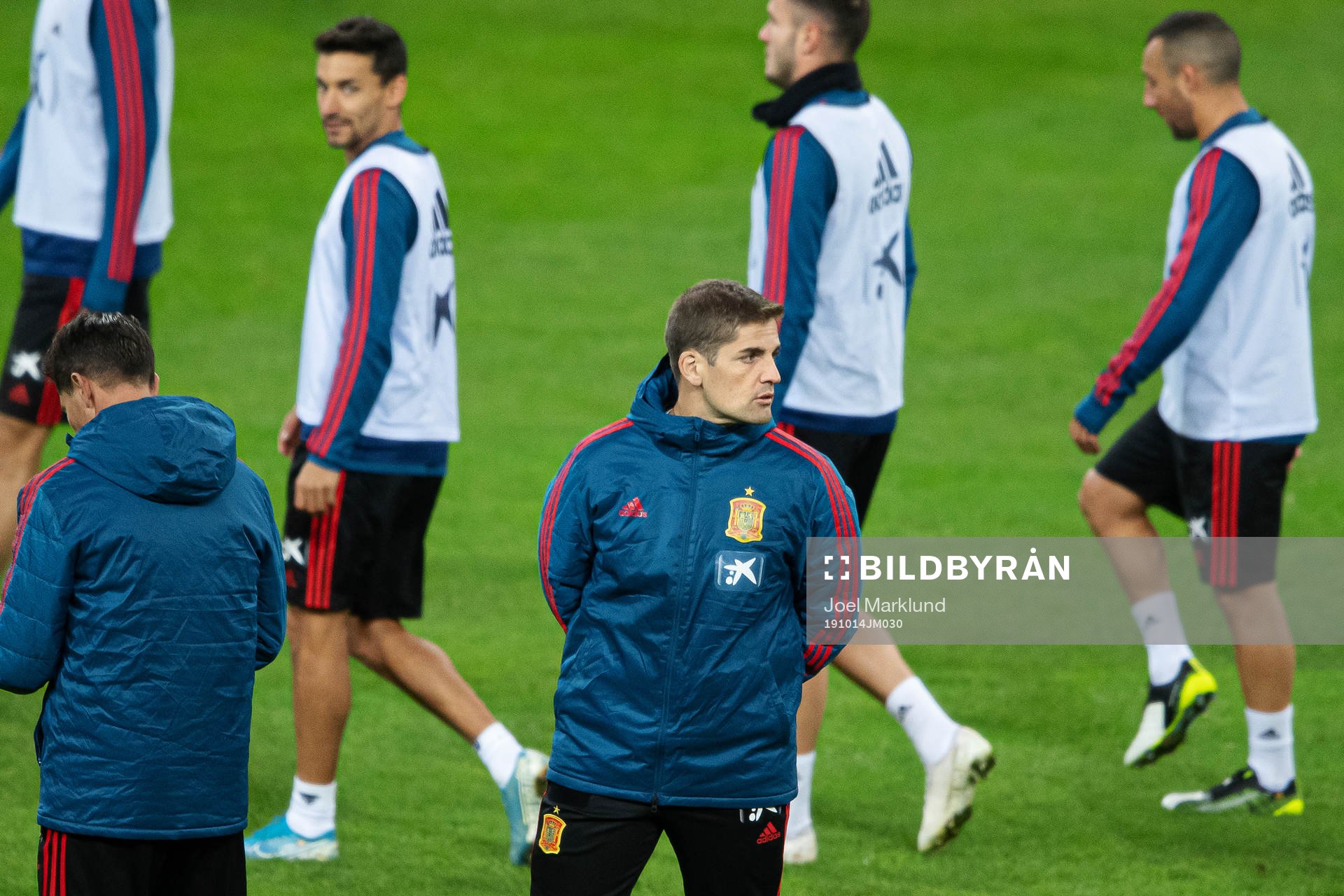 Robert Moreno, head coach of the Spanish national football