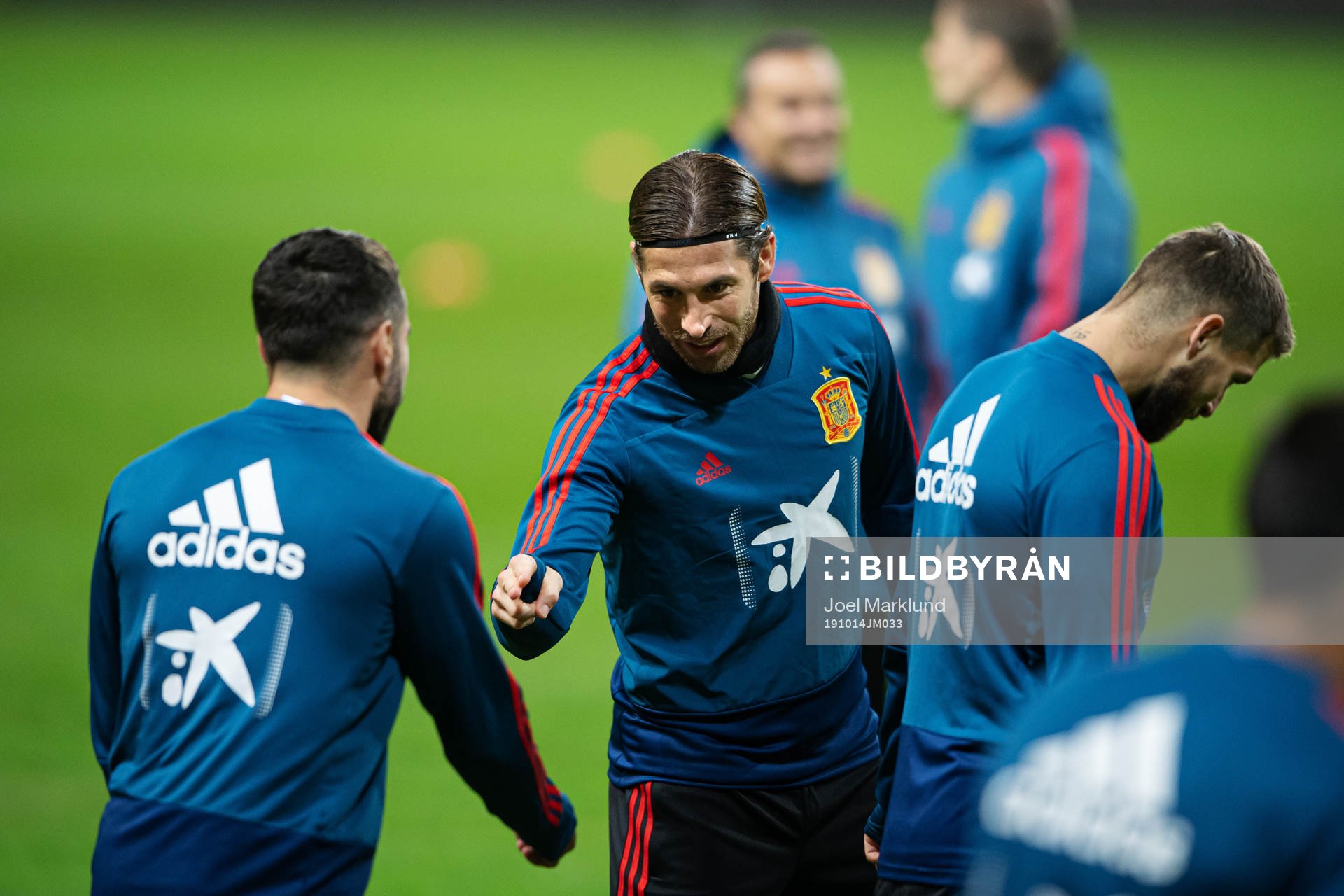 Sergio Ramos of the Spanish national football team