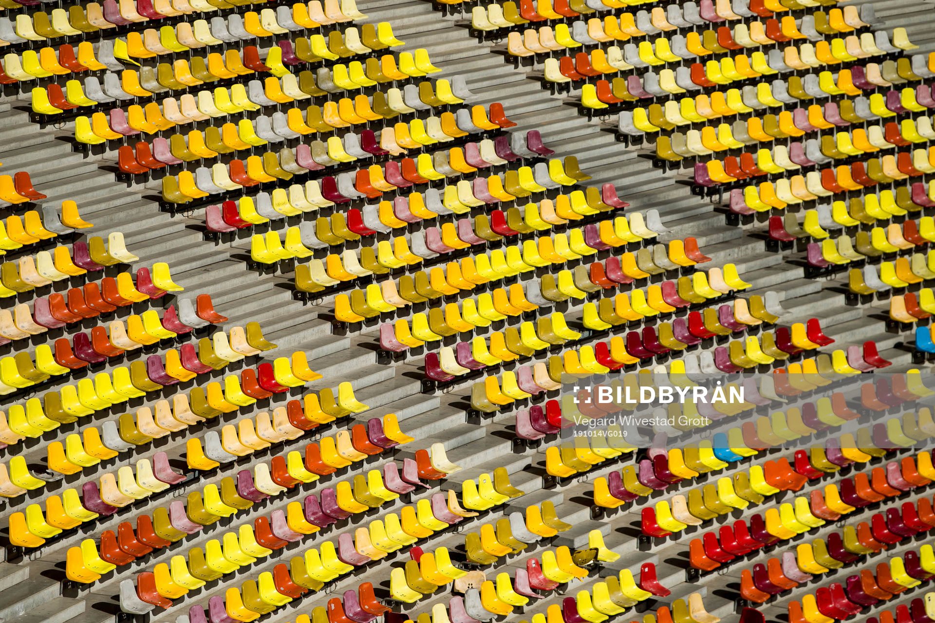 Empty seats at Arena Nationala