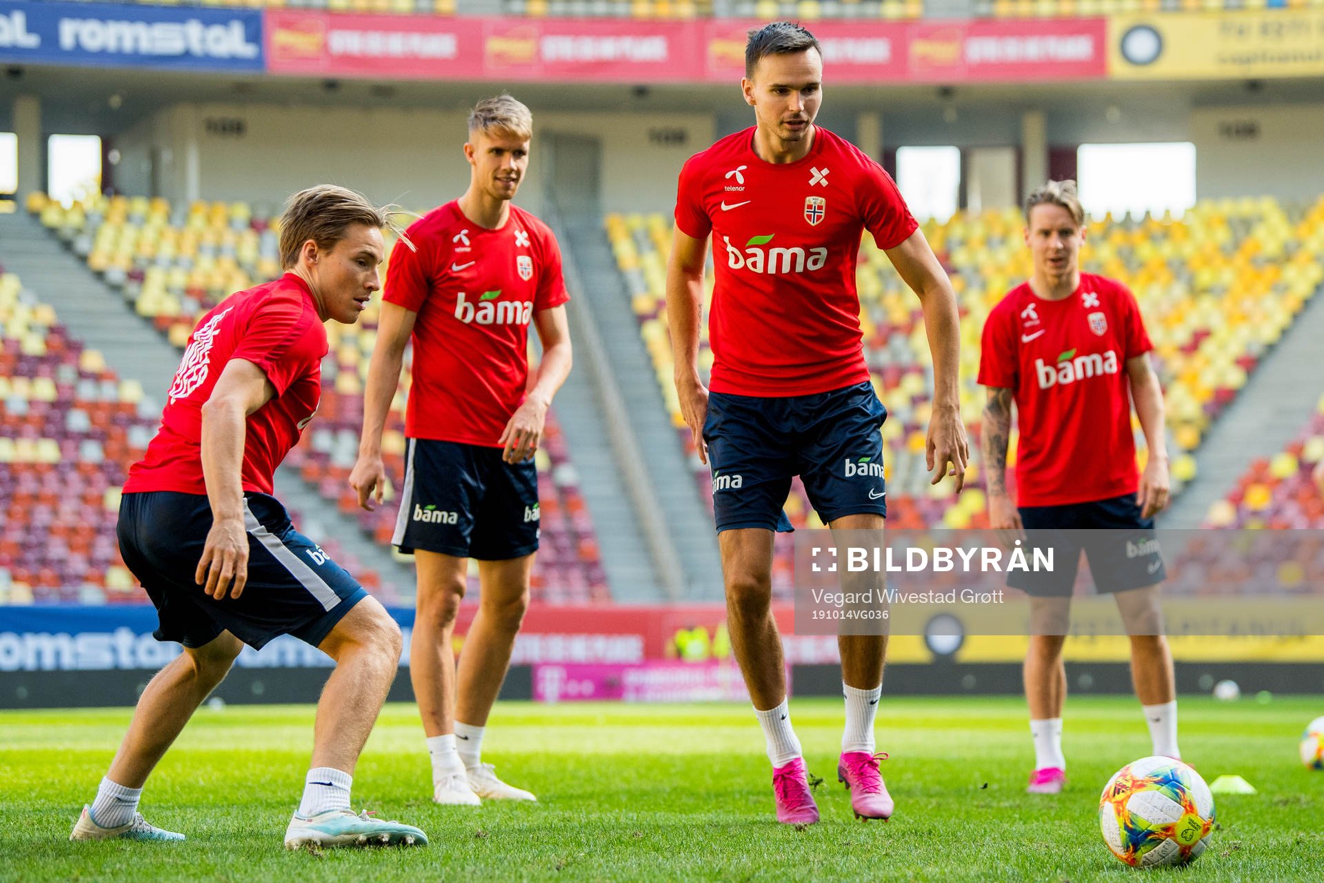 Jonas Svensson, Kristoffer Ajer, Ole Kristian Selnæs and