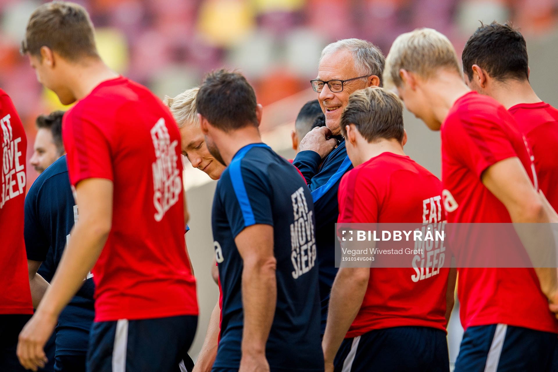 Lars Lagerbäck, head coach of Norway