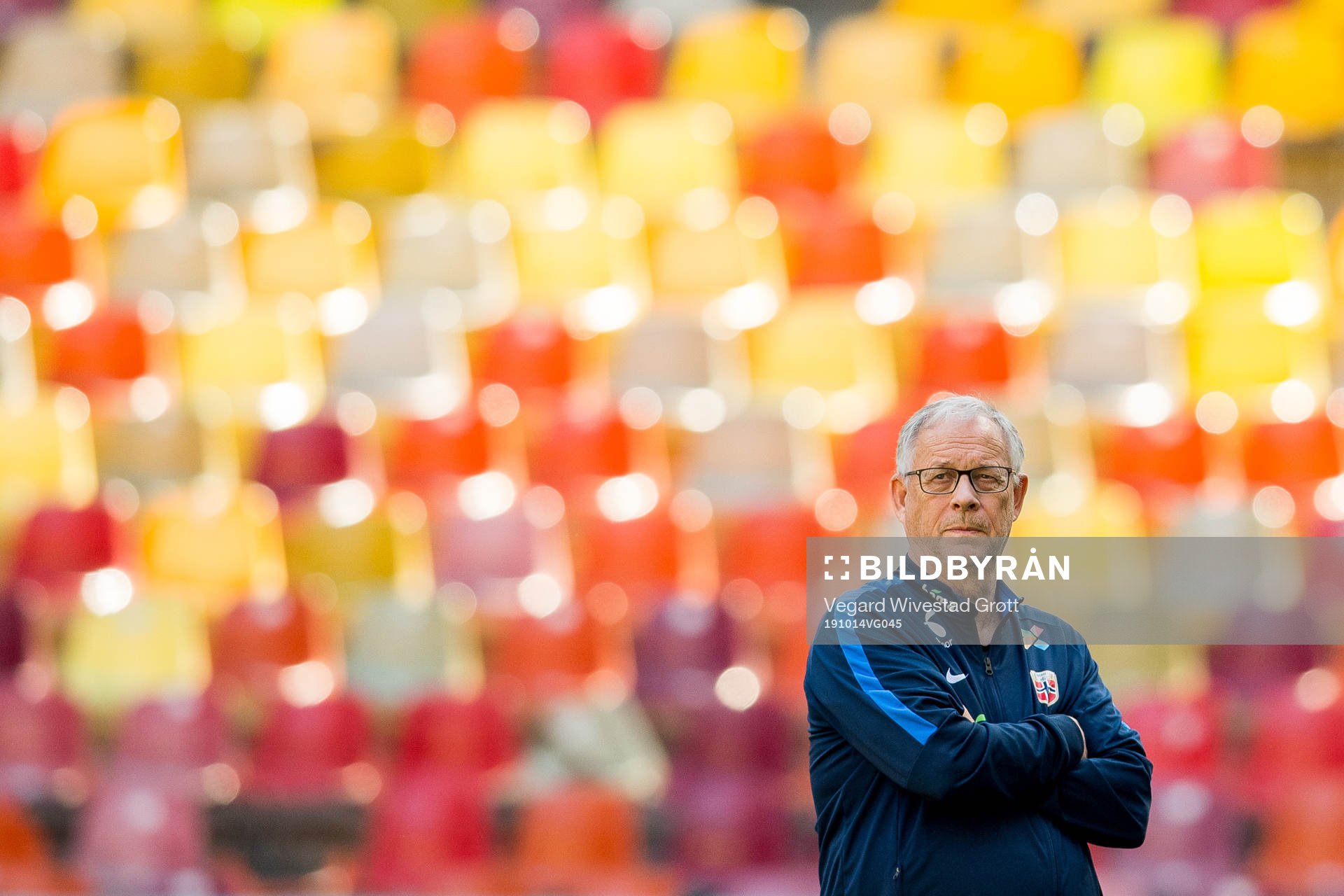 Lars Lagerbäck, head coach of Norway