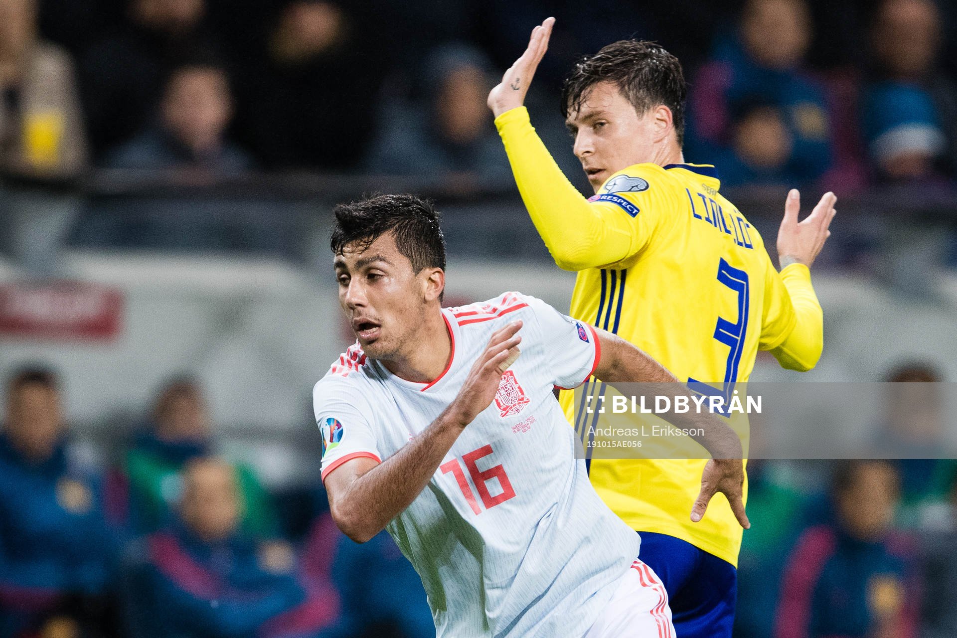 Rodri of Spain and Victor Nilsson Lindelöf of Sweden