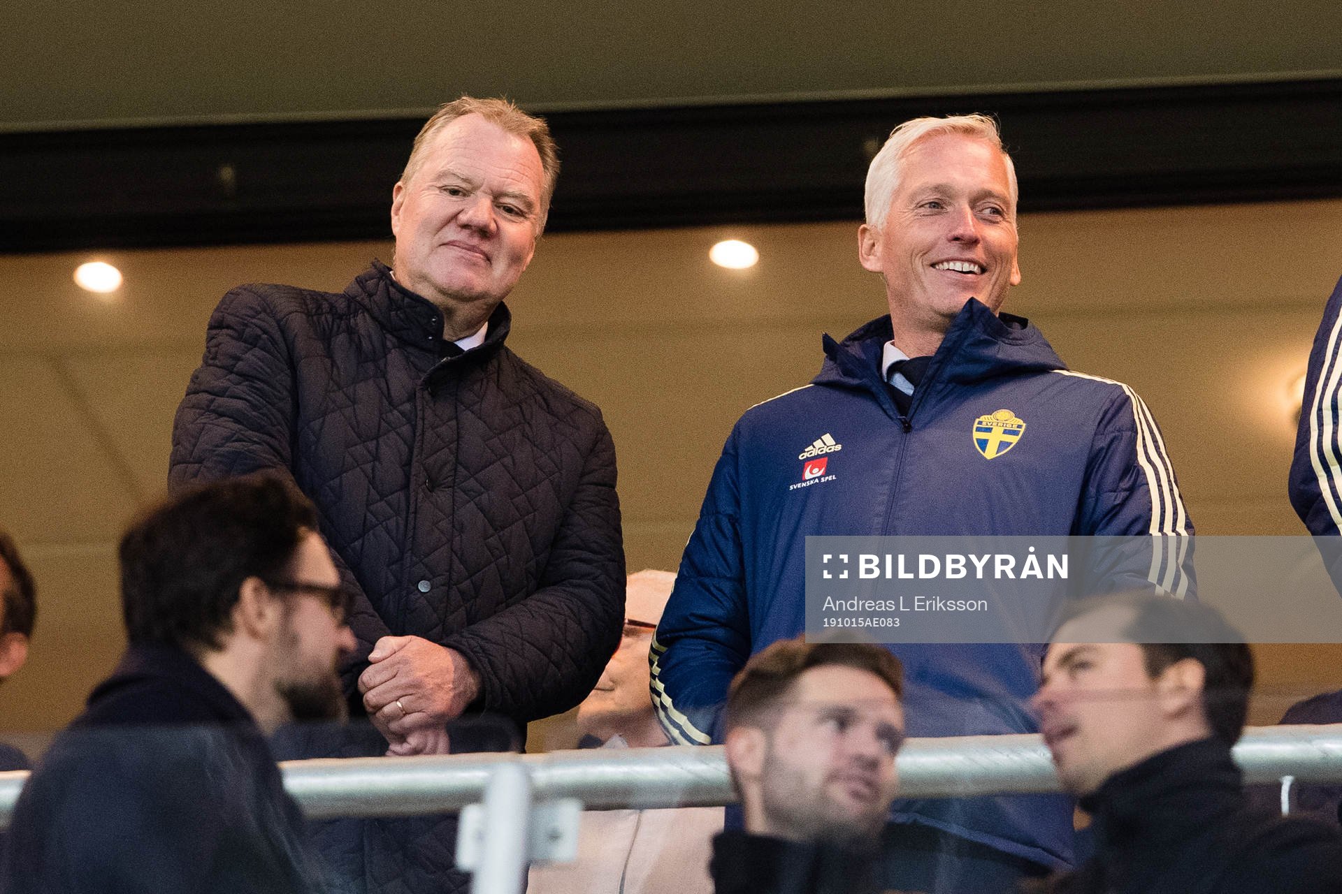 President Karl-Erik Nilsson and Håkan Sjöstrand, general