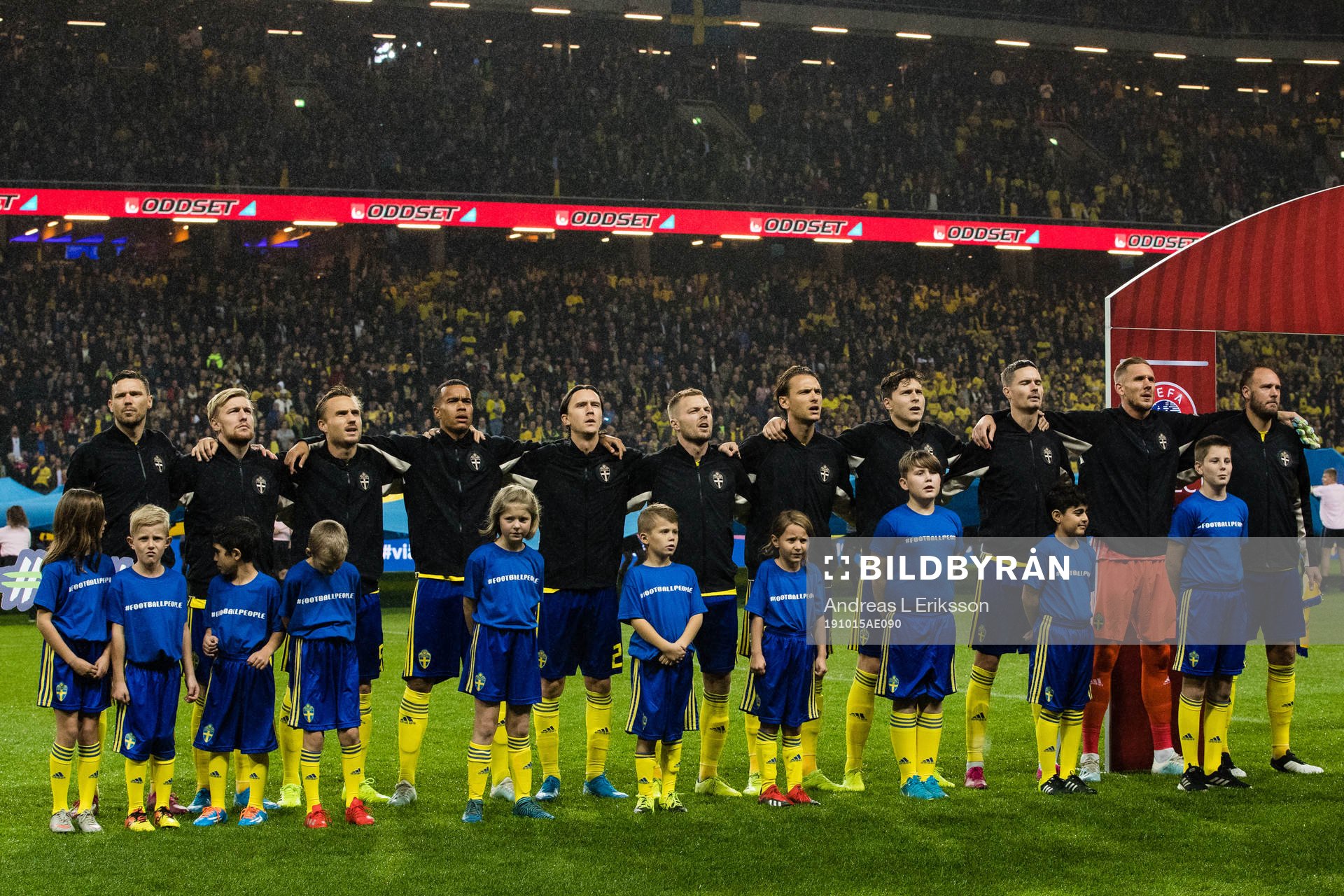 Marcus Berg, Emil Forsberg, Pierre Bengtsson, Robin