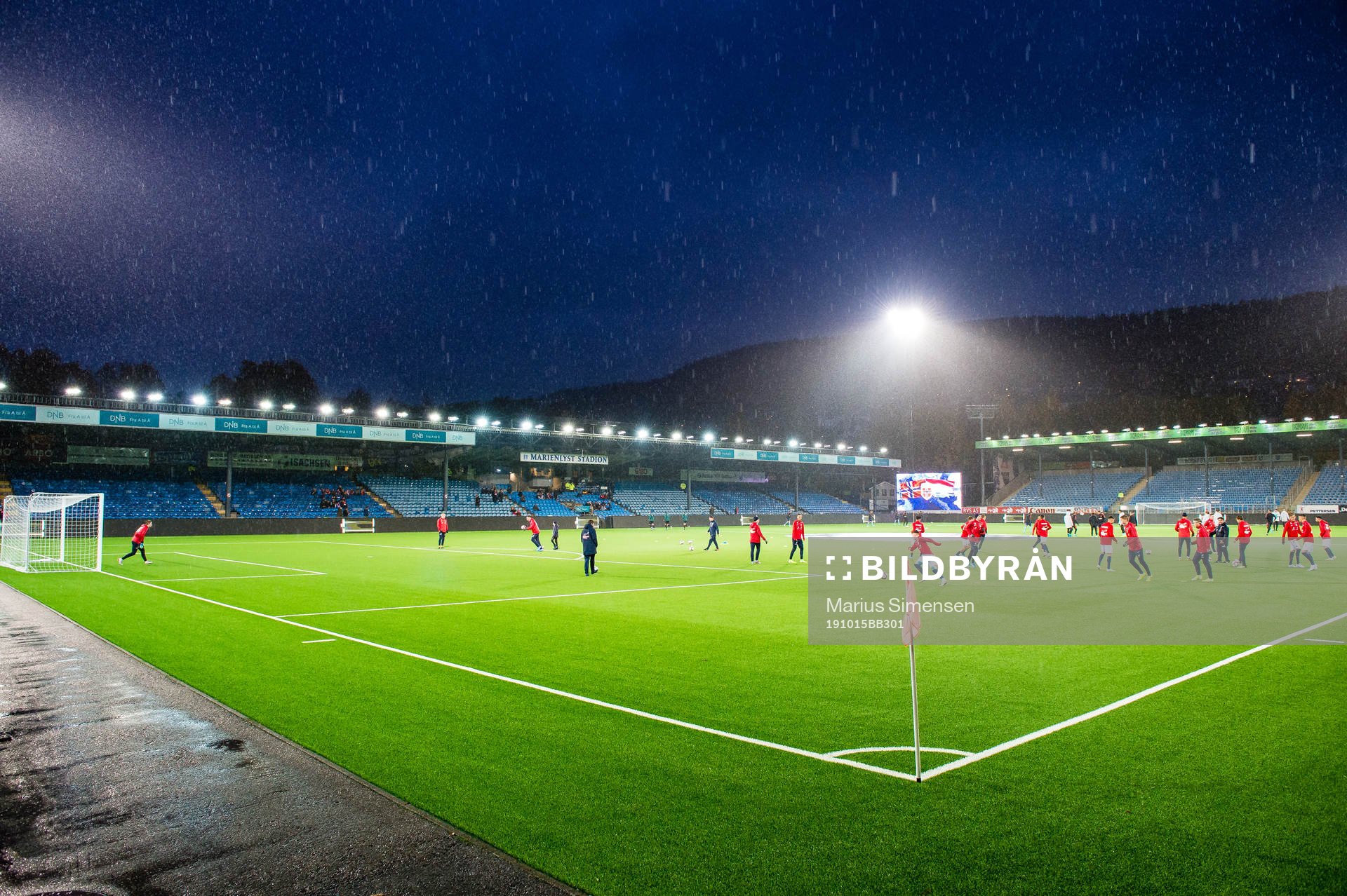 General view of Marienlyst Stadion