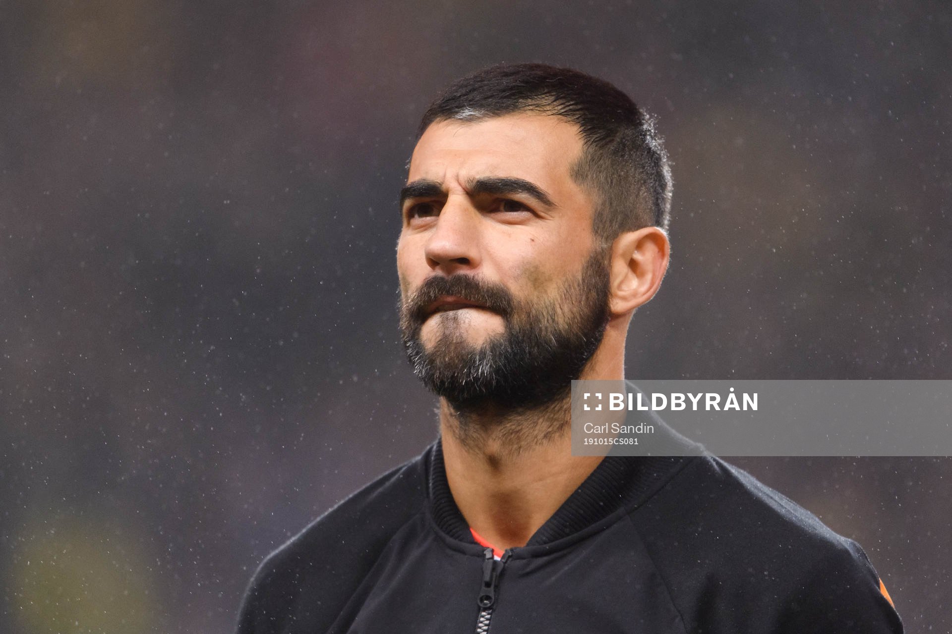 Raul Albiol of Spain at lineup