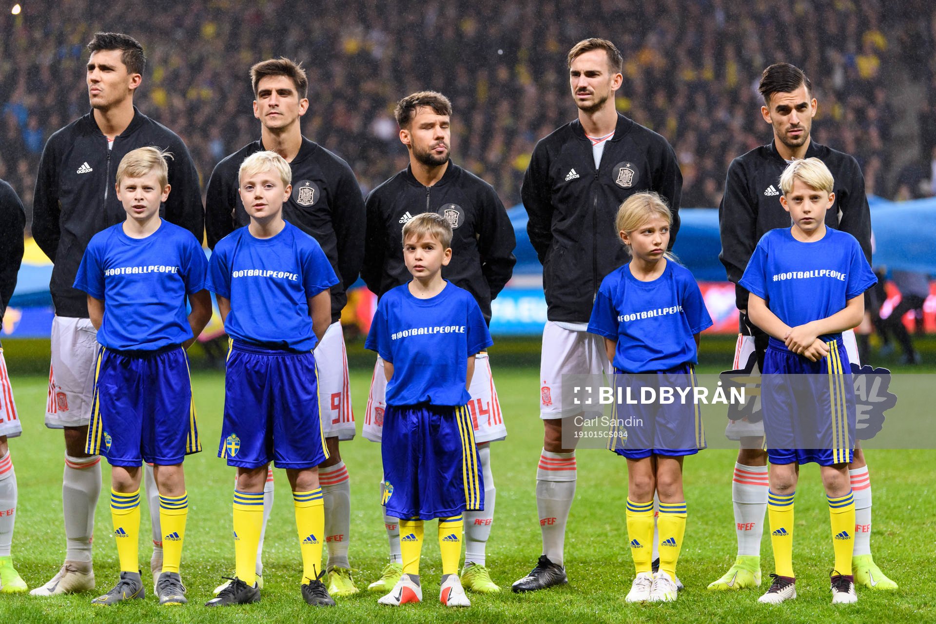 Rodri, Gerard Moreno, Juan Bernat, Fabian Ruiz and Dani