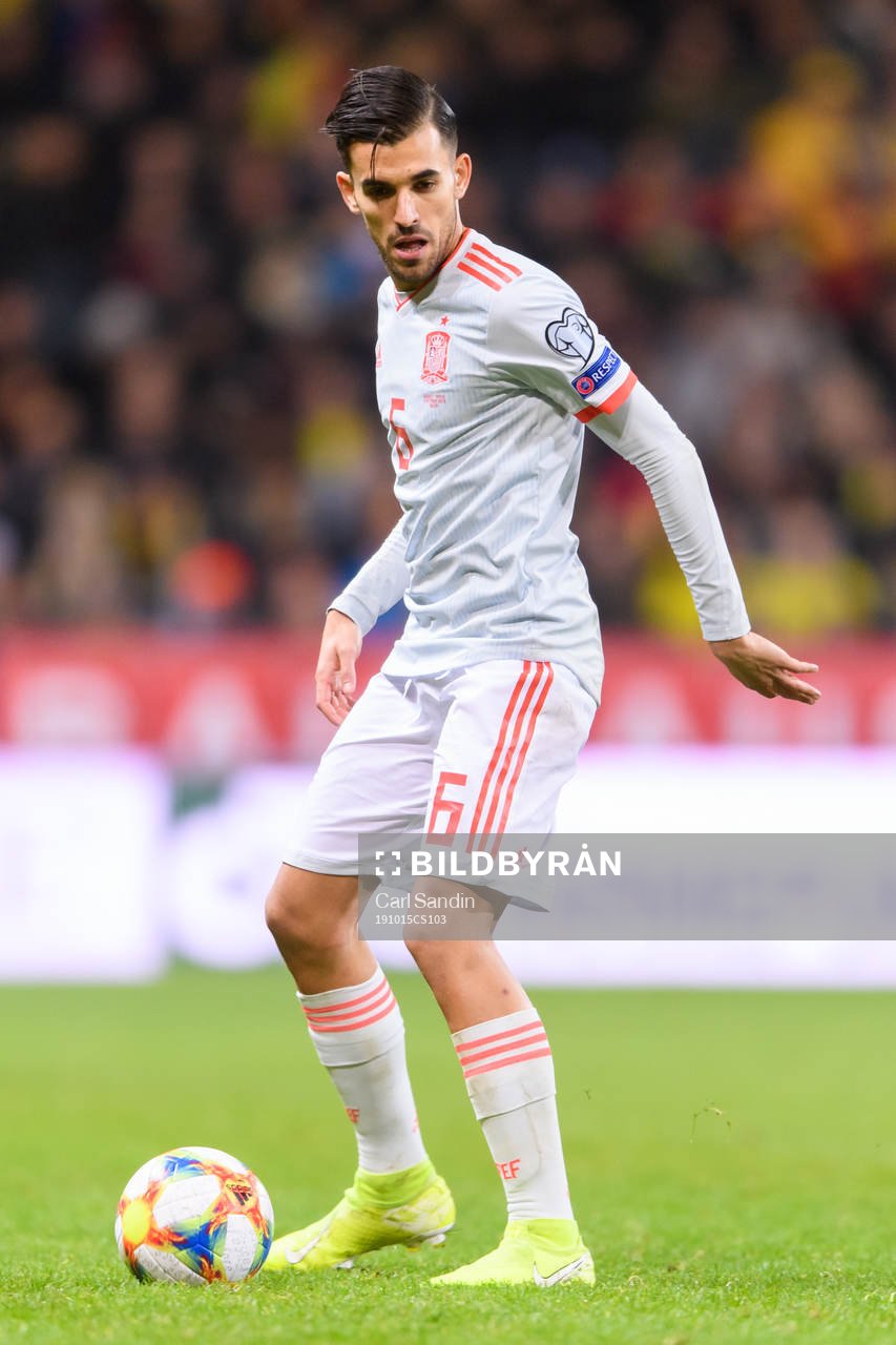 Dani Ceballos of Spain