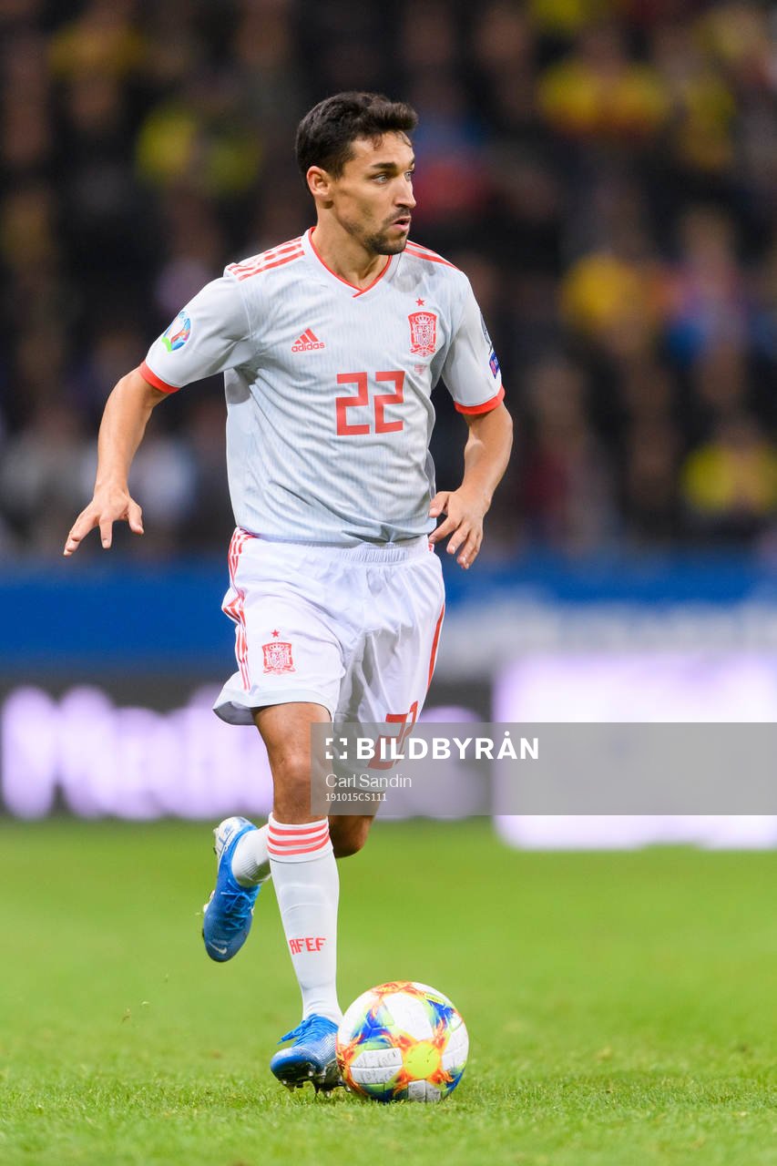 Jesus Navas of Spain