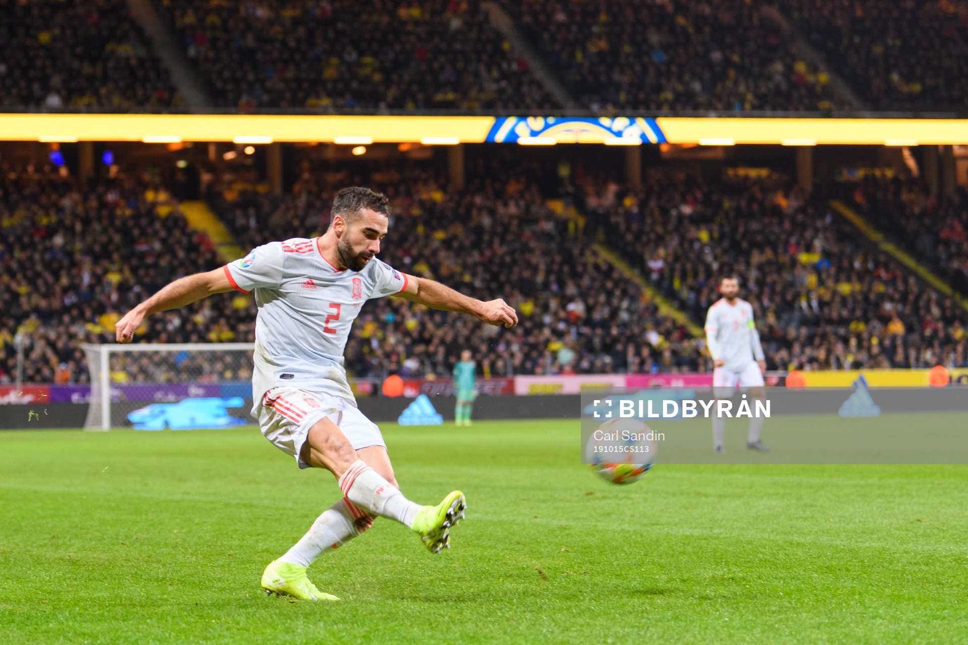 Dani Carvajal of Spain