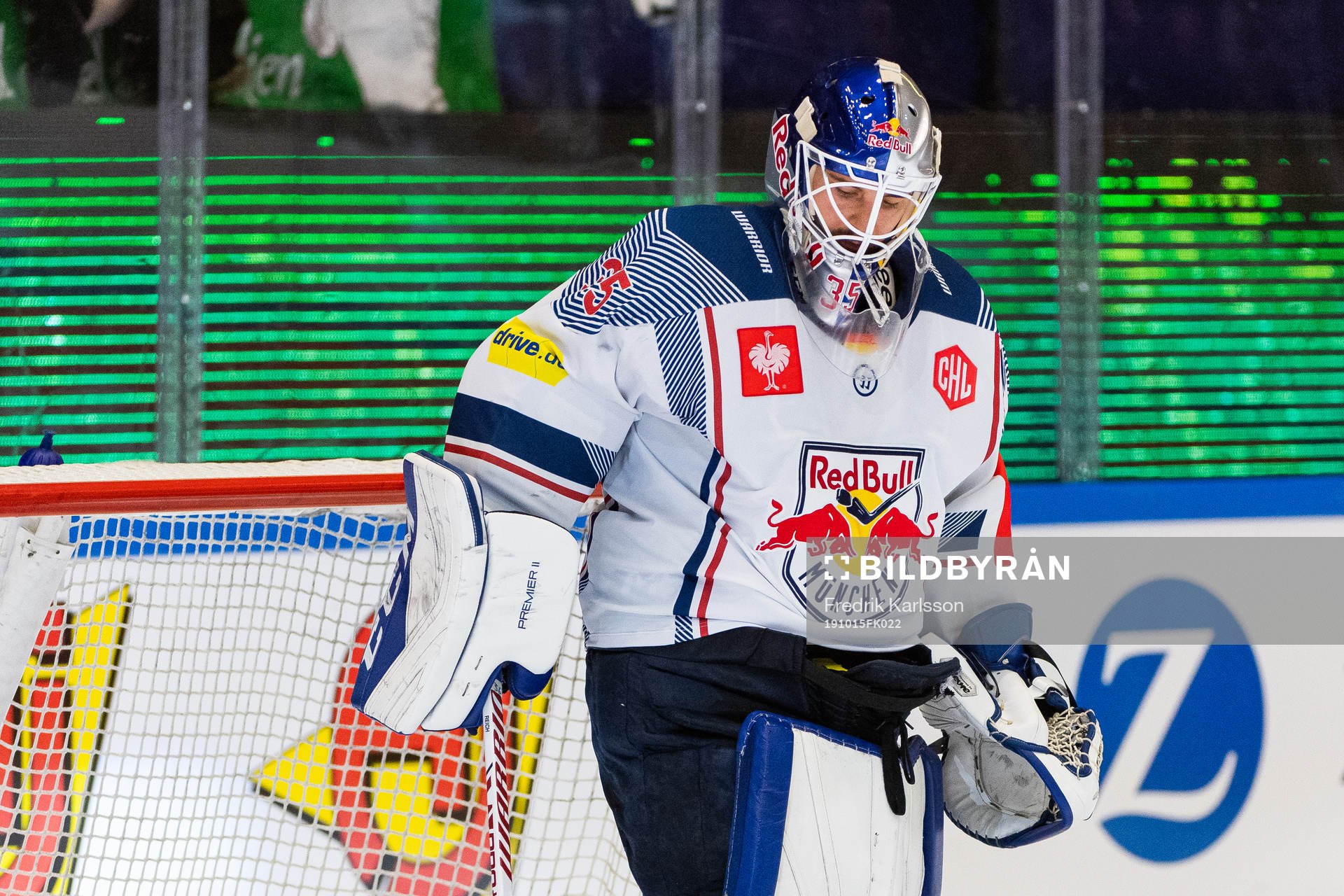 Goalkeeper Kevin Reich of Red Bull Munich looks dejected