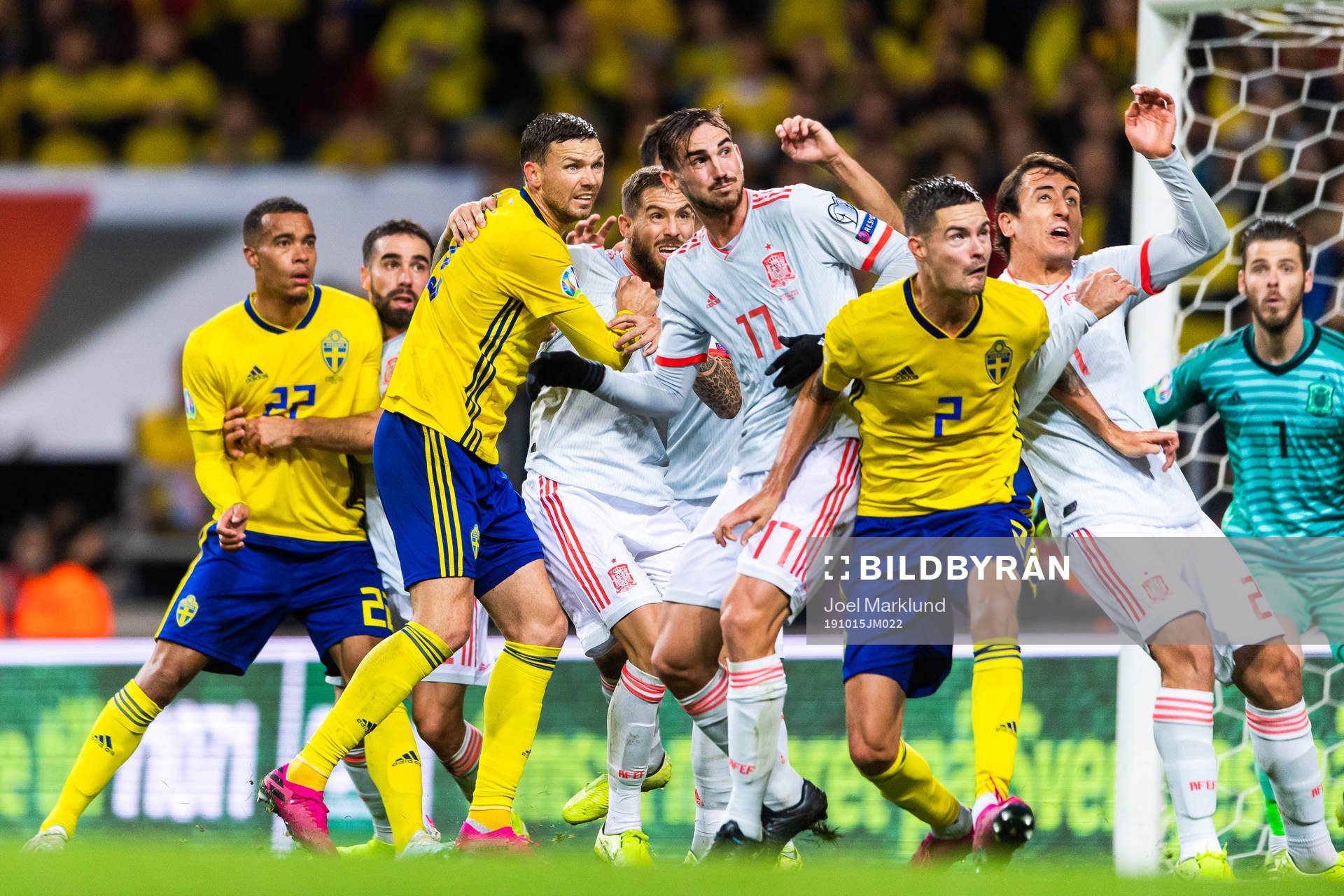 Robin Quaison, Marcus Berg and Robin Quaison of Sweden