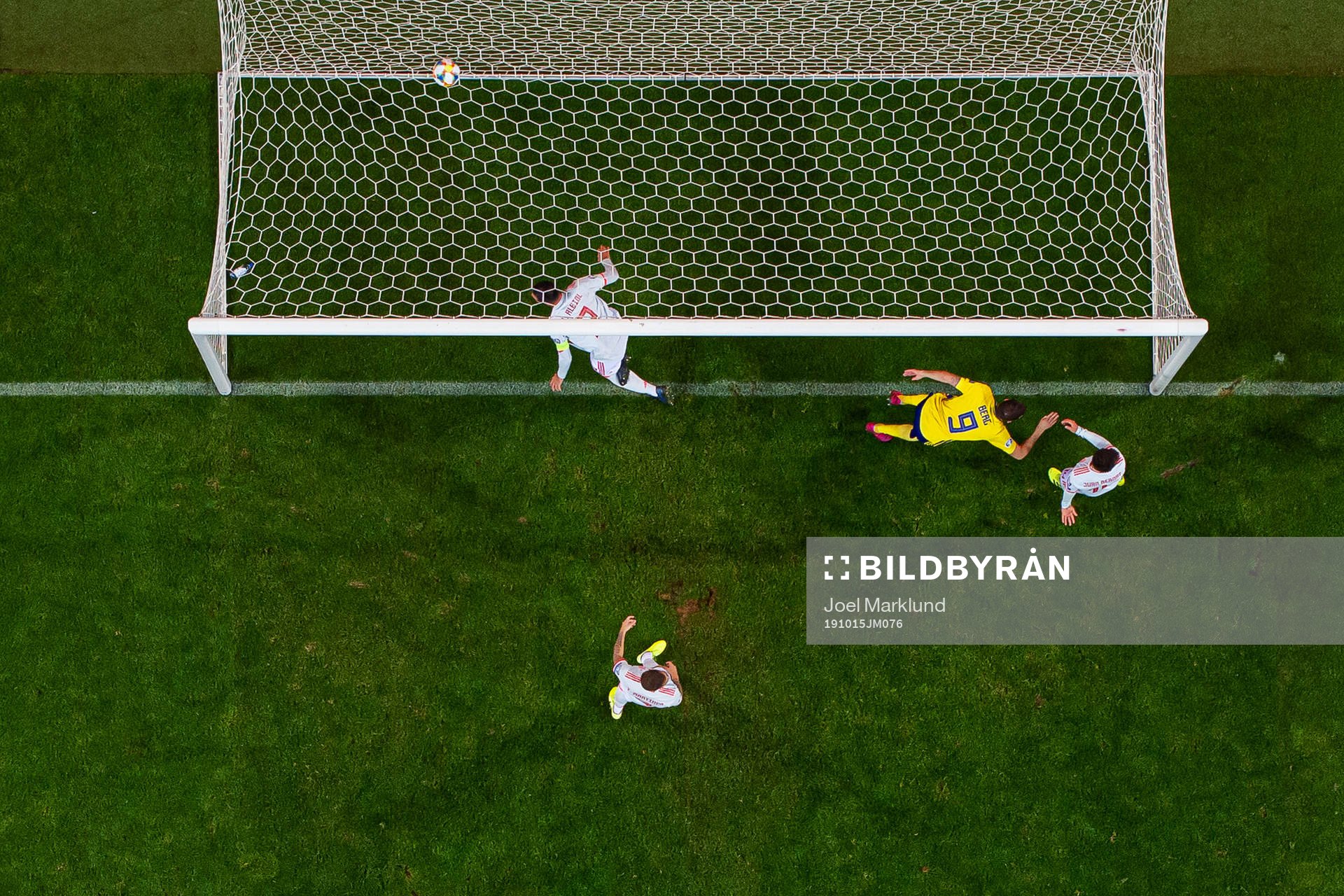 Marcus Berg of Sweden celebrates
