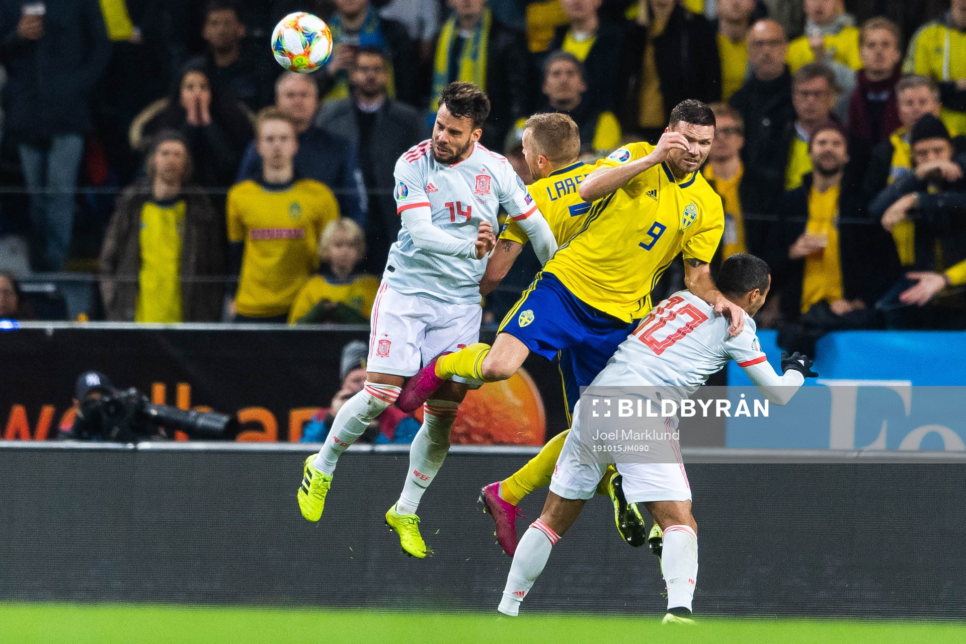 Juan Bernat and Thiago Alcantara of Spain against Sebastian