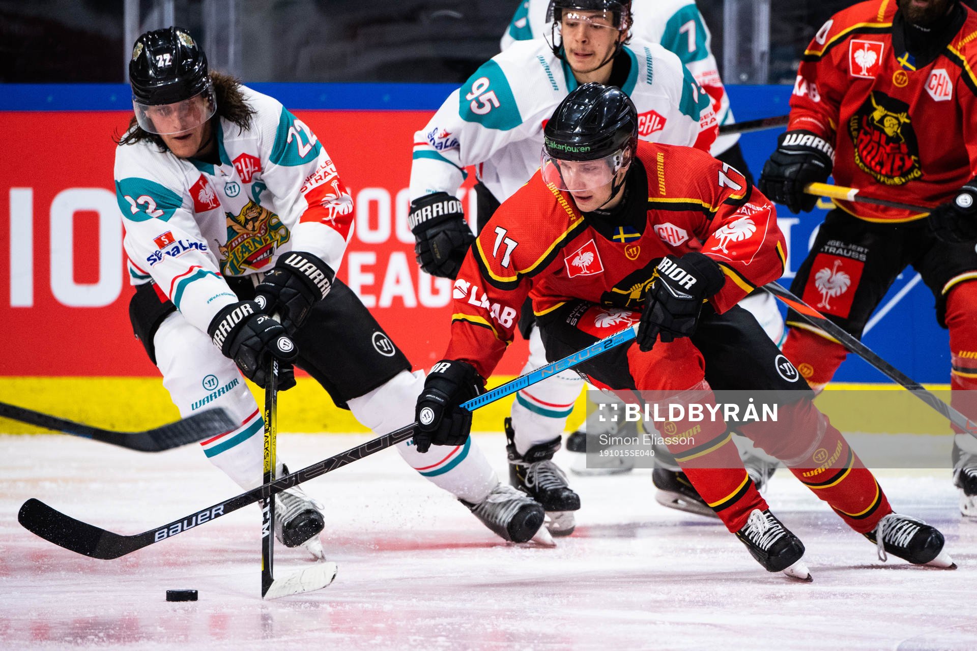 Kevin Raine of Belfast and Petter Emanuelsson of Luleå