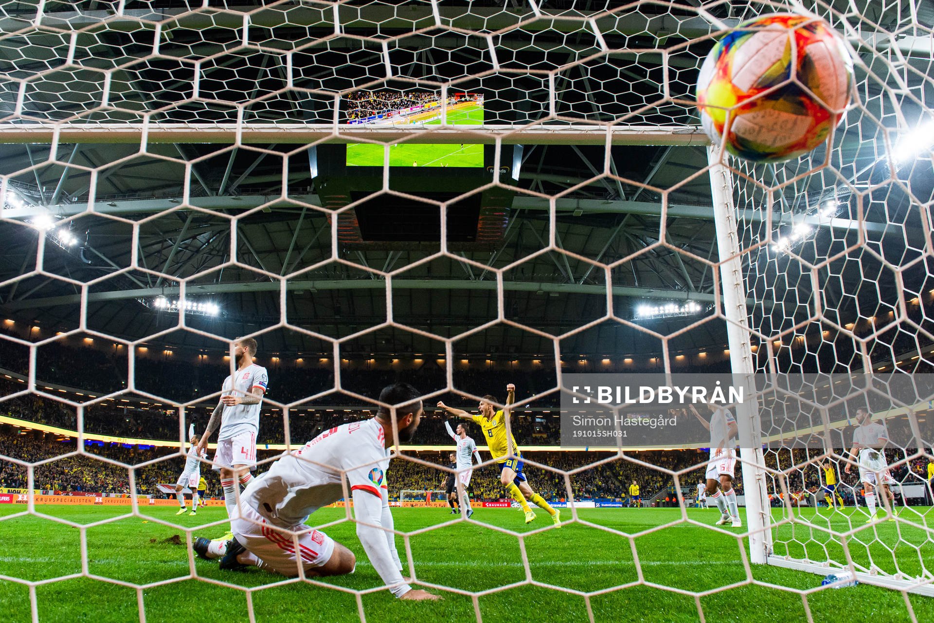 Albin Ekdal of Sweden celebrates