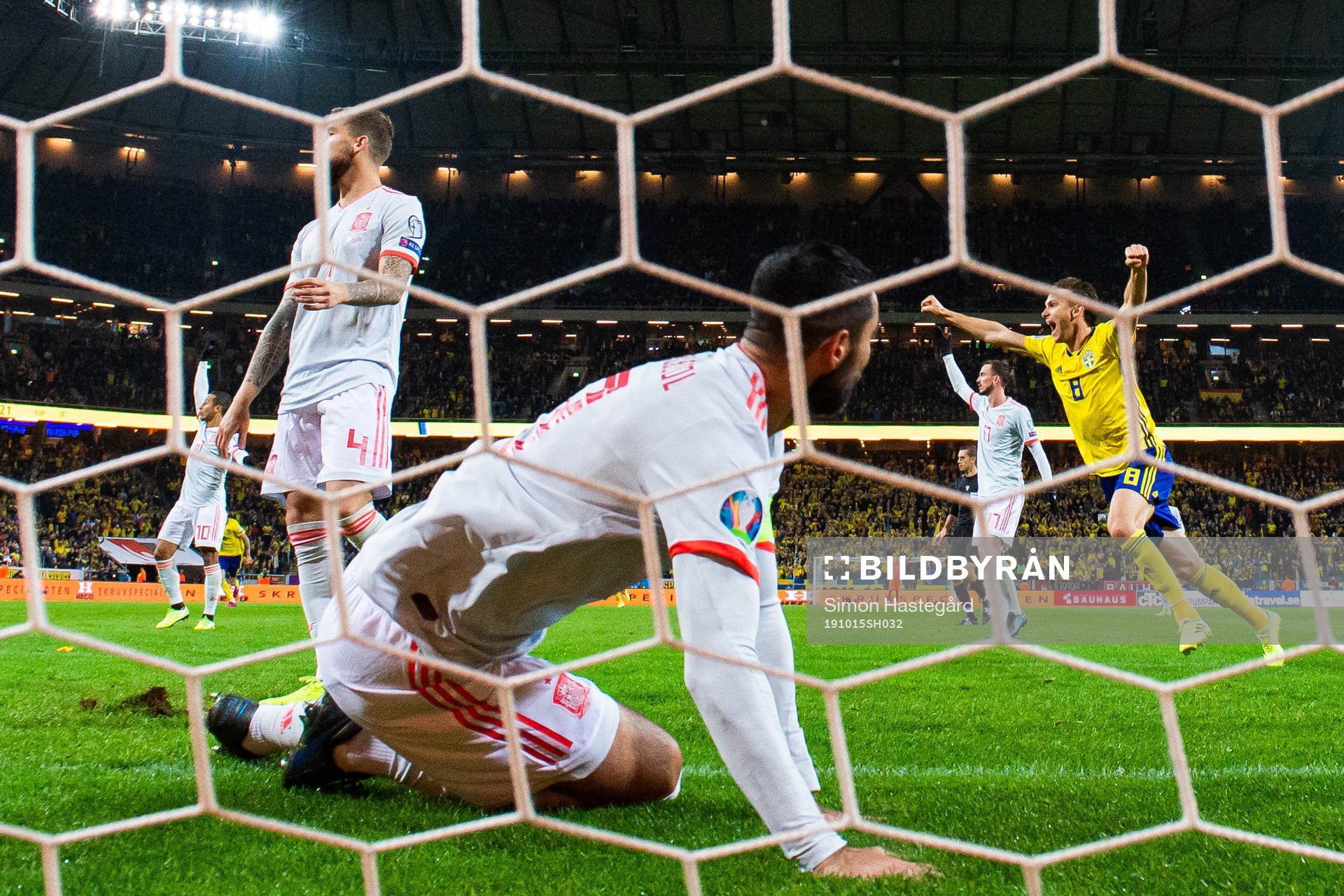 Albin Ekdal of Sweden celebrates