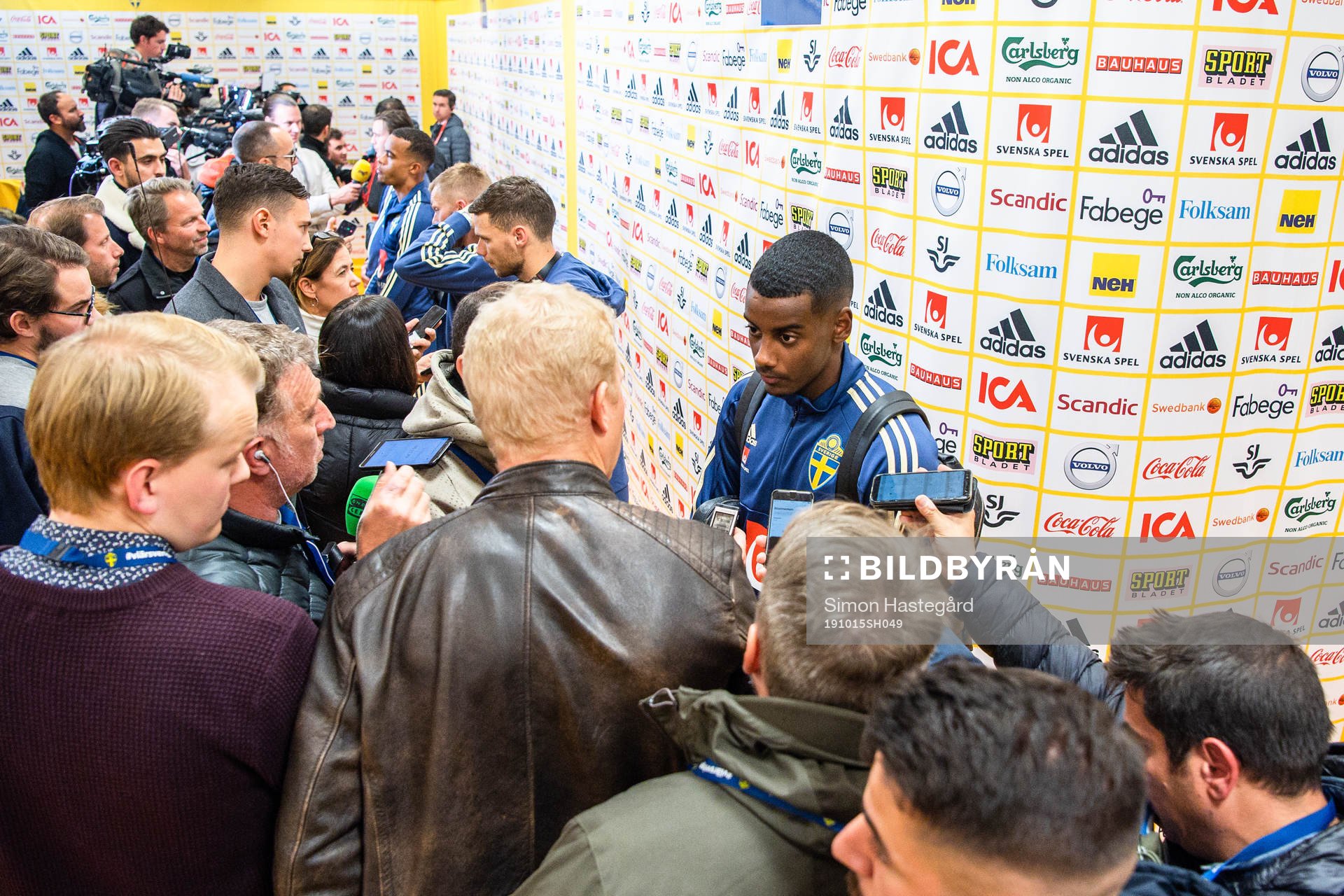 Alexander Isak of Sweden