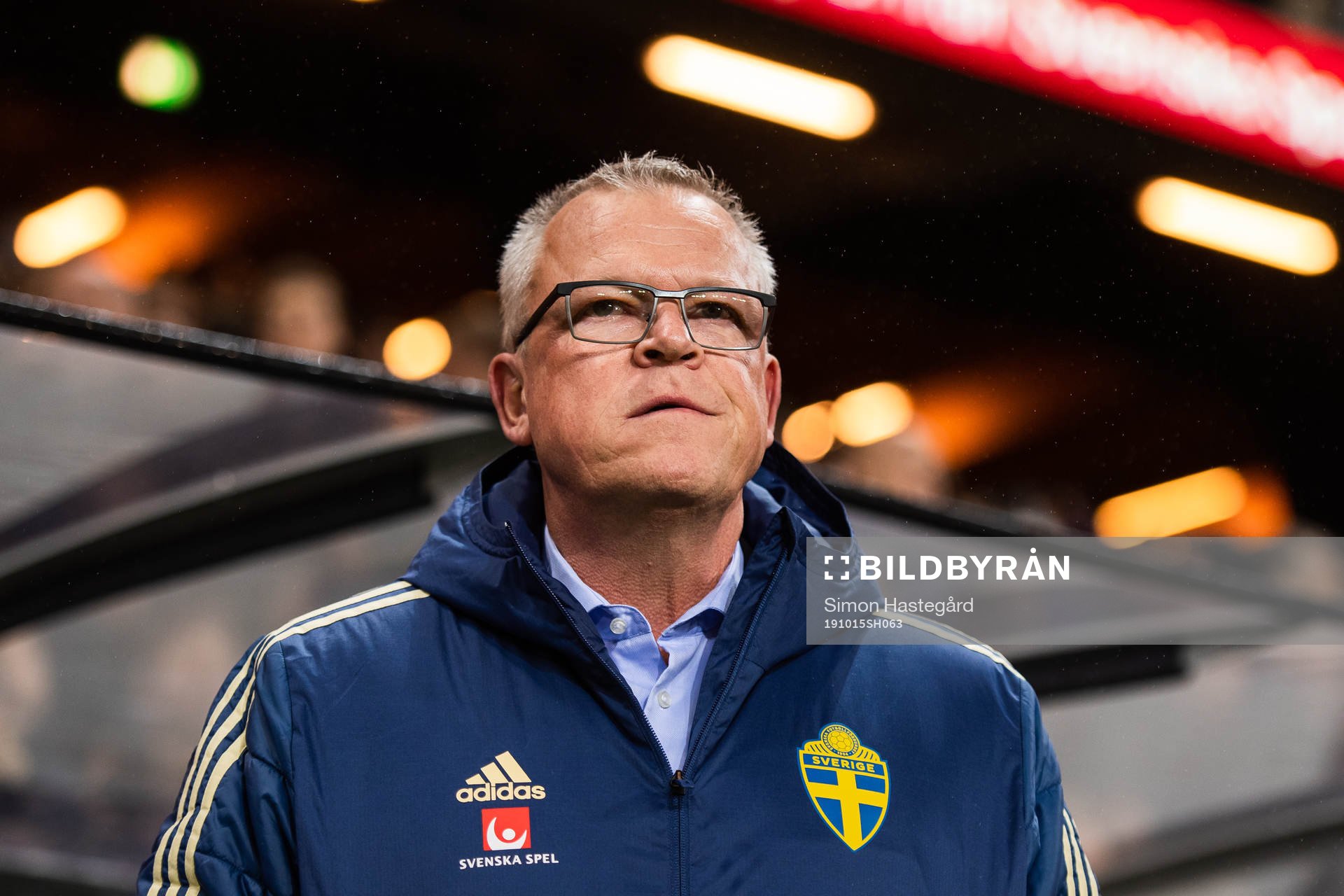 Janne Andersson, head coach of Sweden aheadof the UEFA Euro