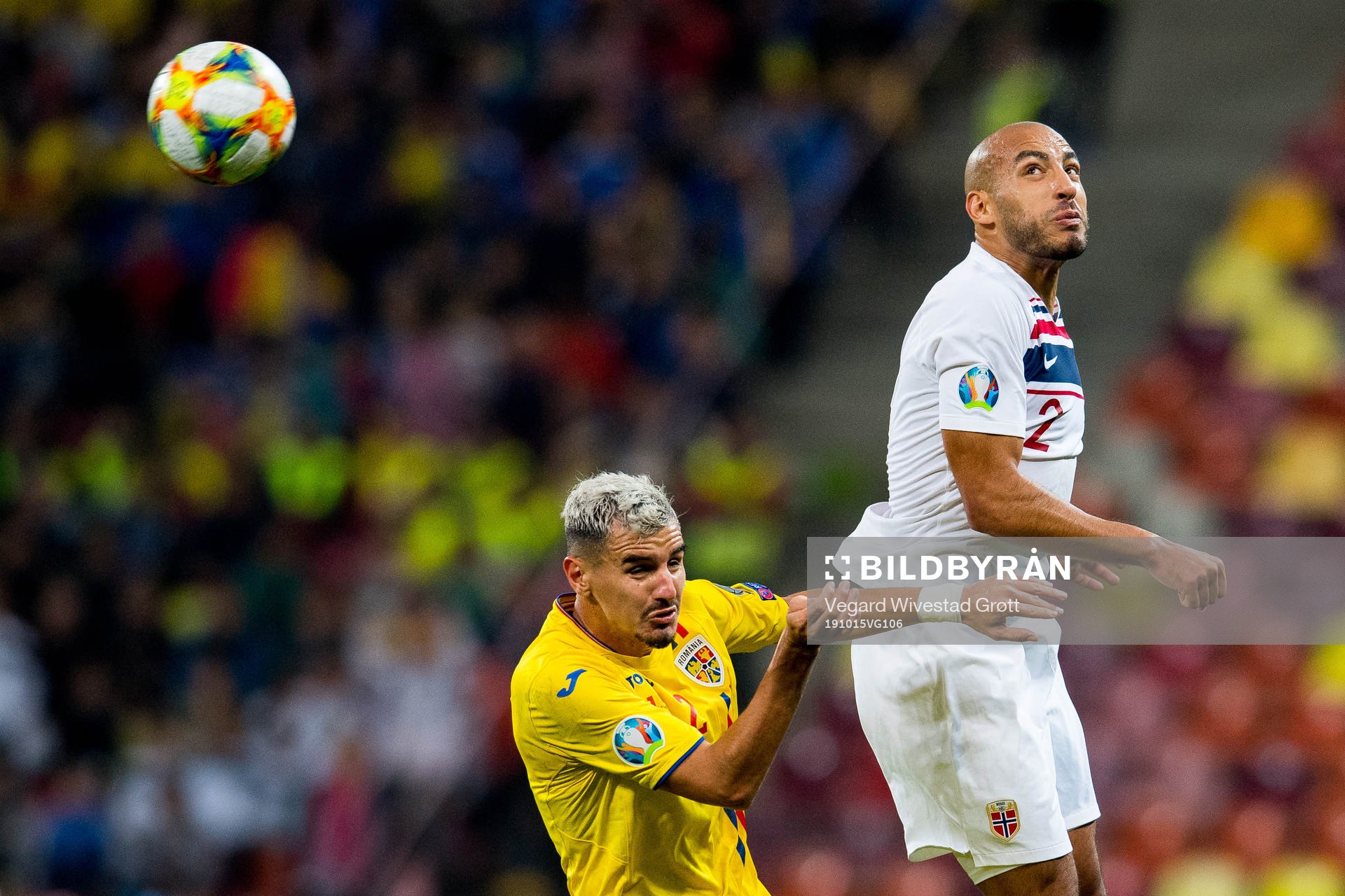 Romario Benzar of Romania and Haitam Aleesami of Norway