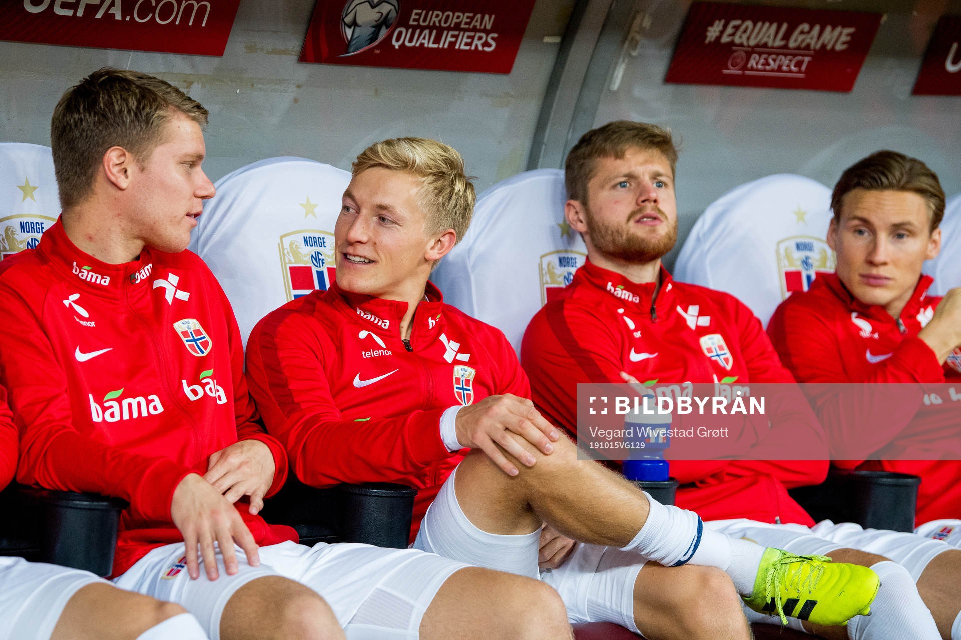 Sigurd Rosted, Birger Meling, Fredrik Midtsjø and Jonas
