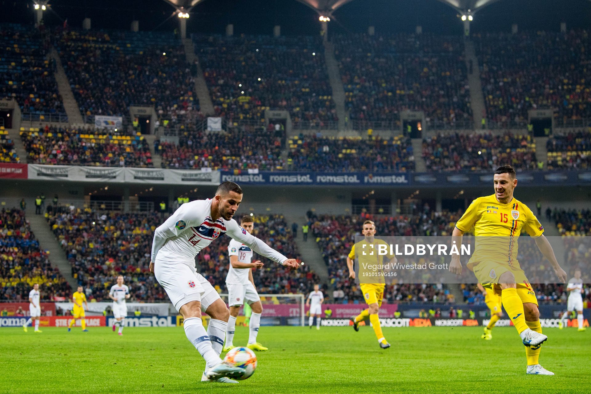 Omar Elabdellaoui of Norway and Paul Anton of Romania