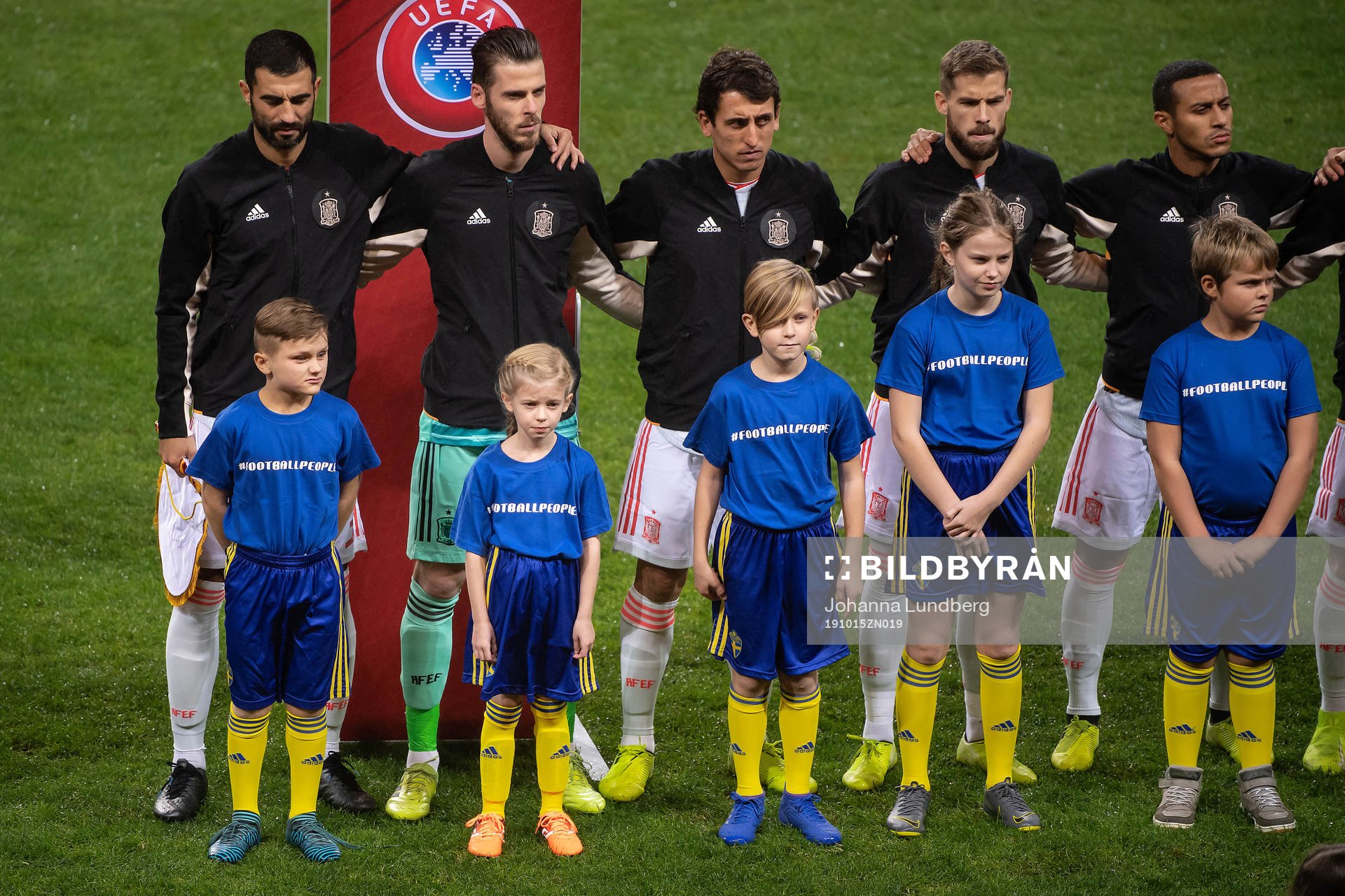 Luis Alberto, goalkeeper David de Gea, Mikel Oyarzabal,