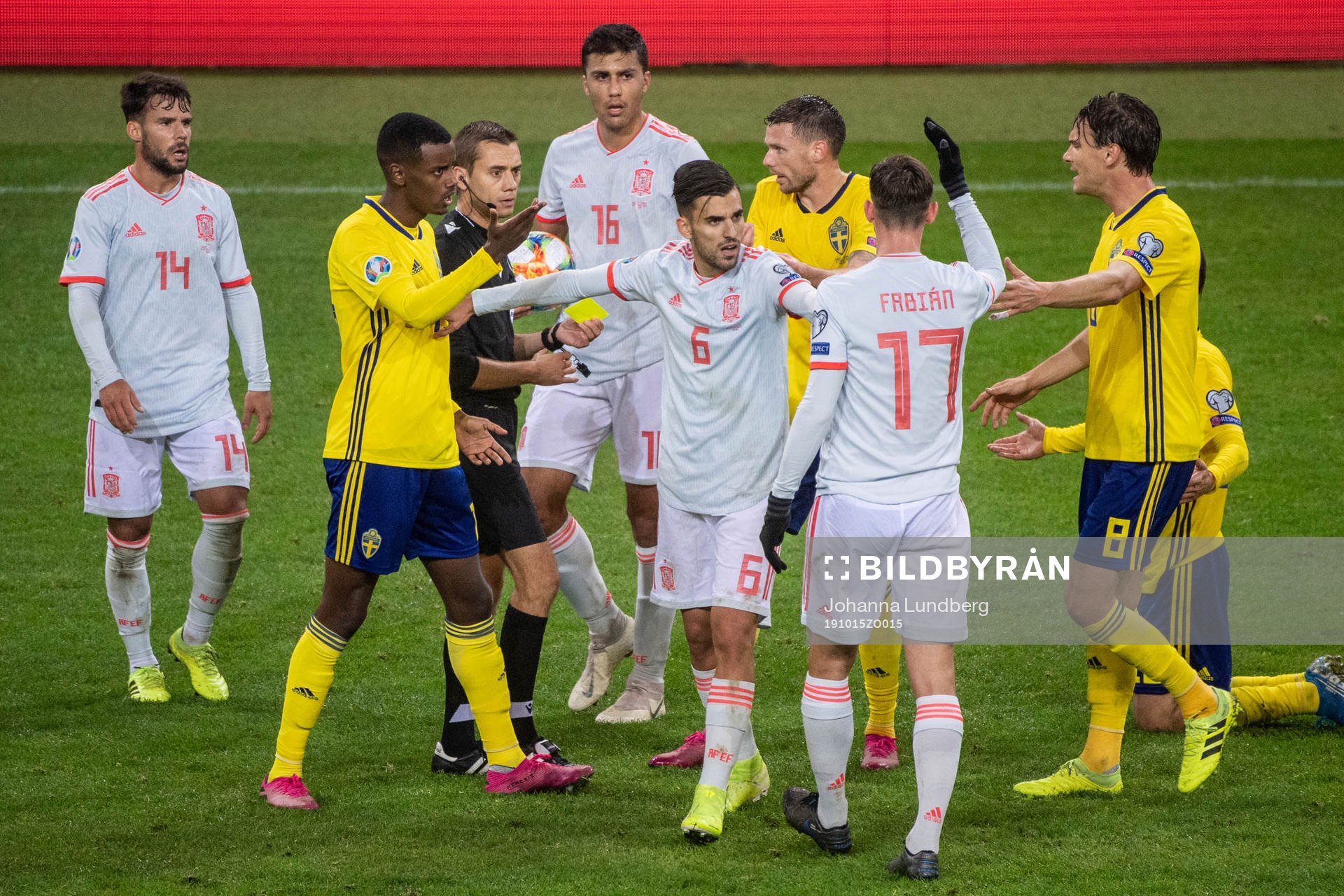 Juan Bernat, Rodri, Dani Ceballos Fabian Ruiz of Spain and