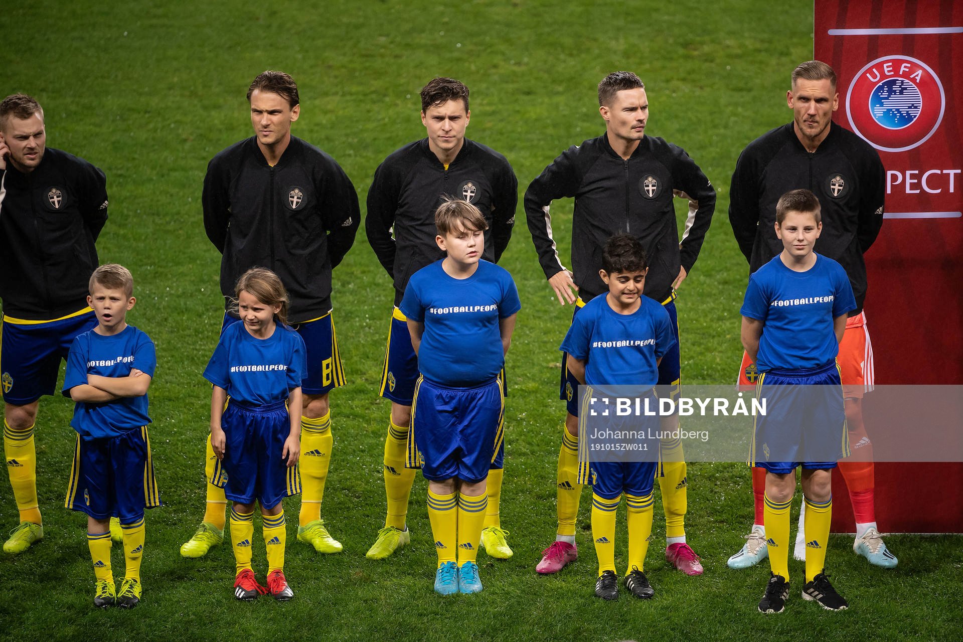 Albin Ekdal, Victor Nilsson Lindelöf, Mikael Lustig and