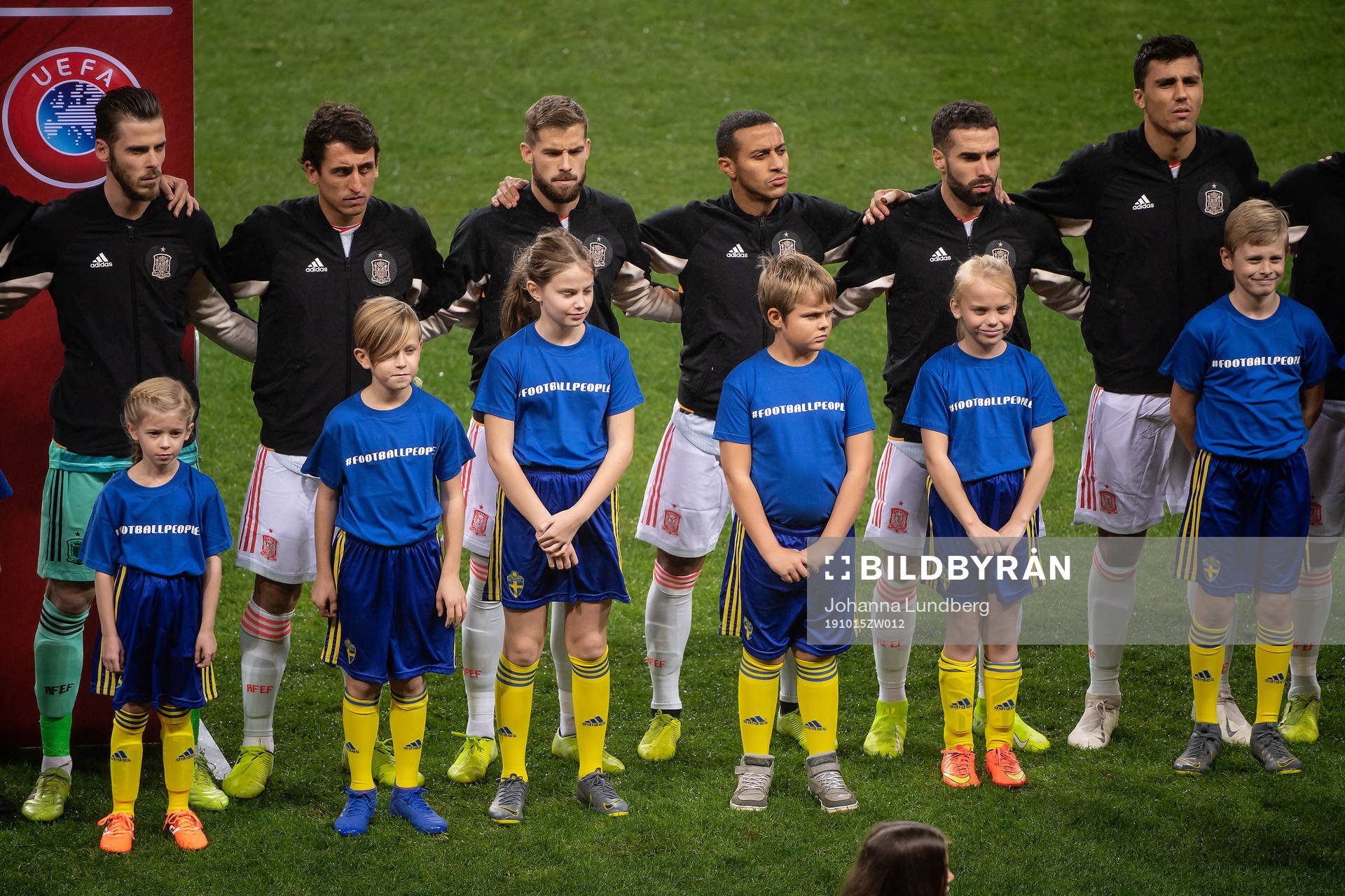 goalkeeper David de Gea, Mikel Oyarzabal, Inigo Martinez,