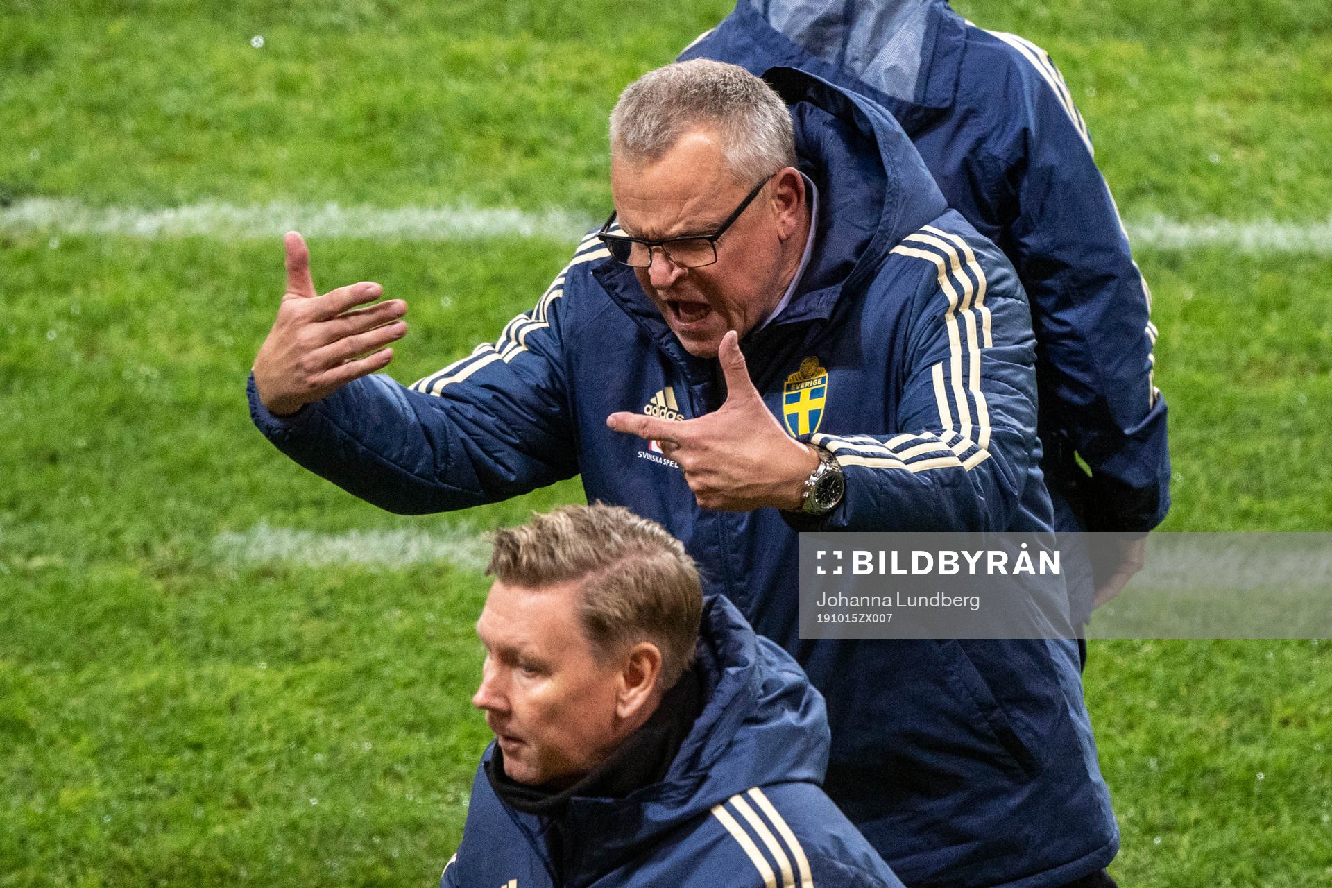 Janne Andersson, head coach reacts
