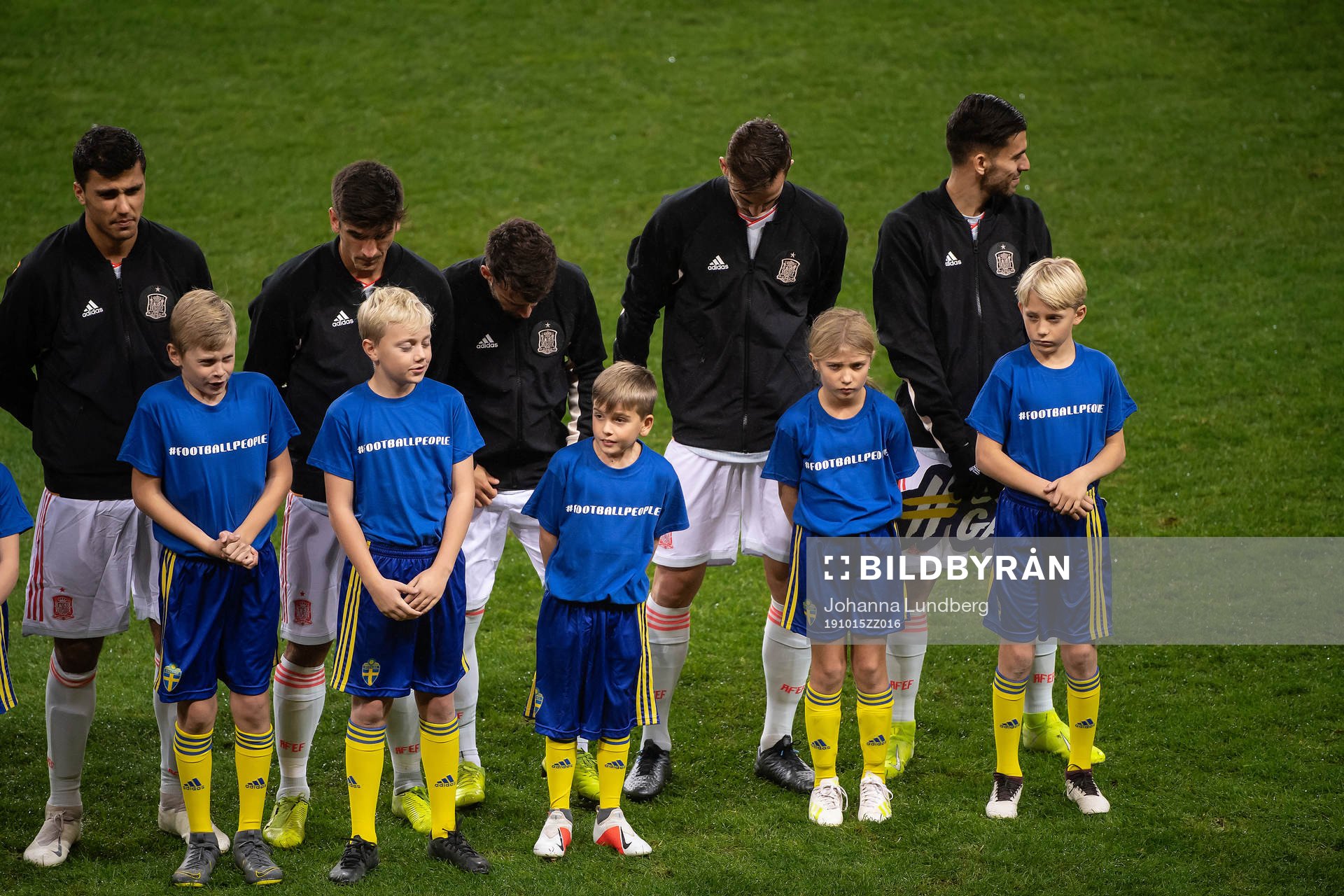 Rodri, Gerard Moreno, Juan Bernat, Fabian Ruiz and Dani