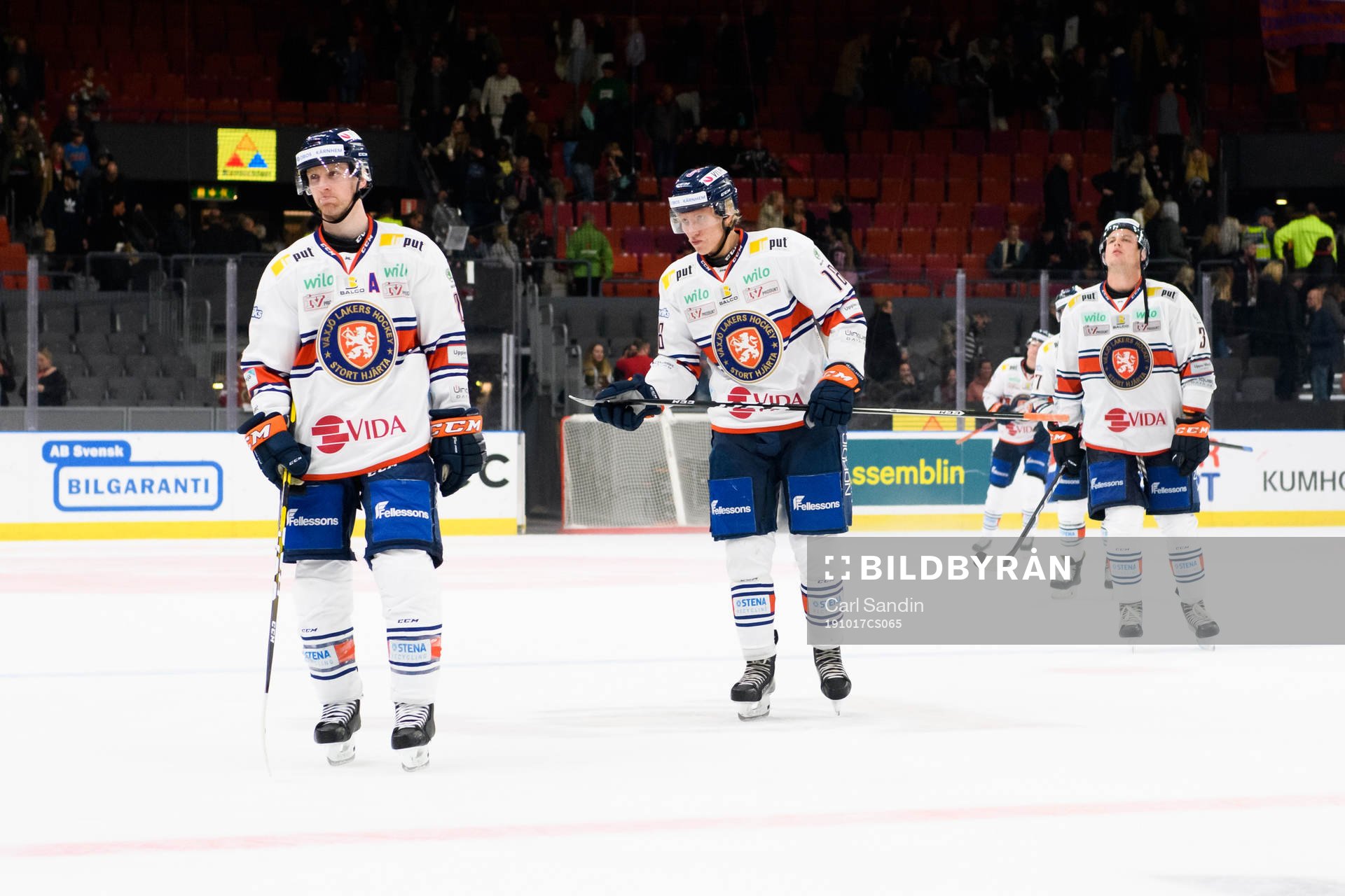 Växjös Matthew Bodie, Marcus Sylvegård och Oliver Bohm