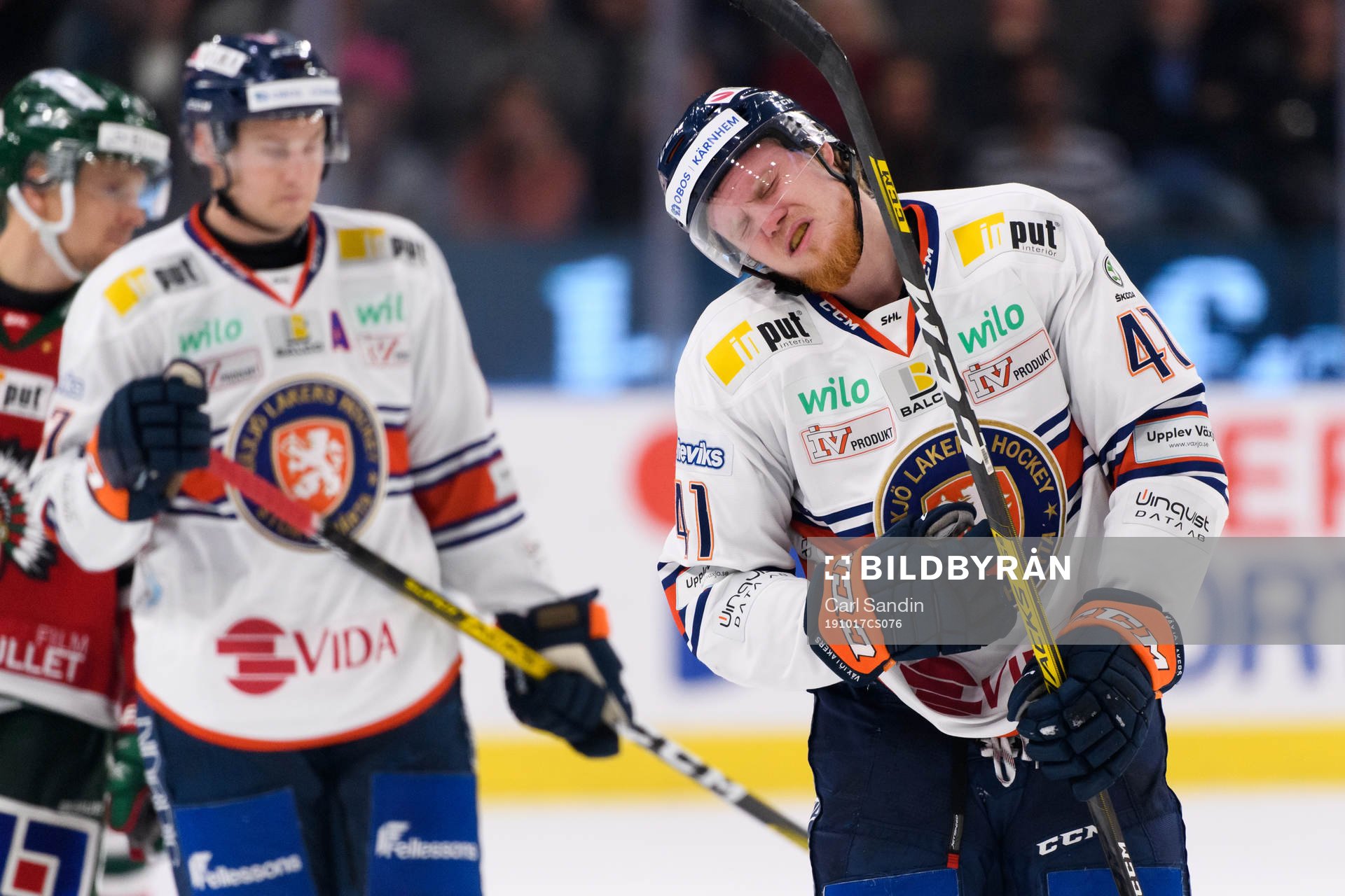 Växjös Ludvig Nilsson har ont