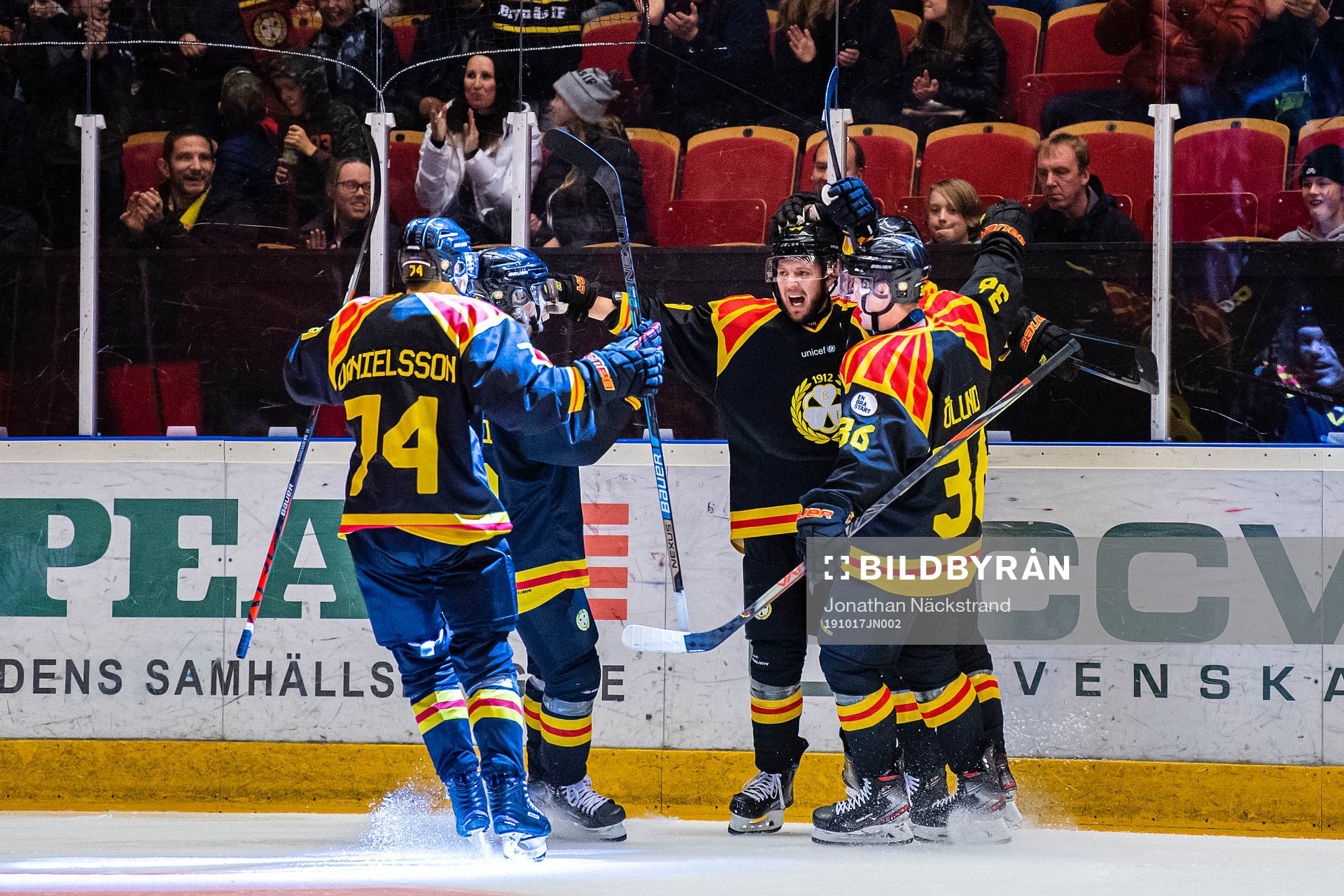 Brynäs Jacob Blomqvist jublar