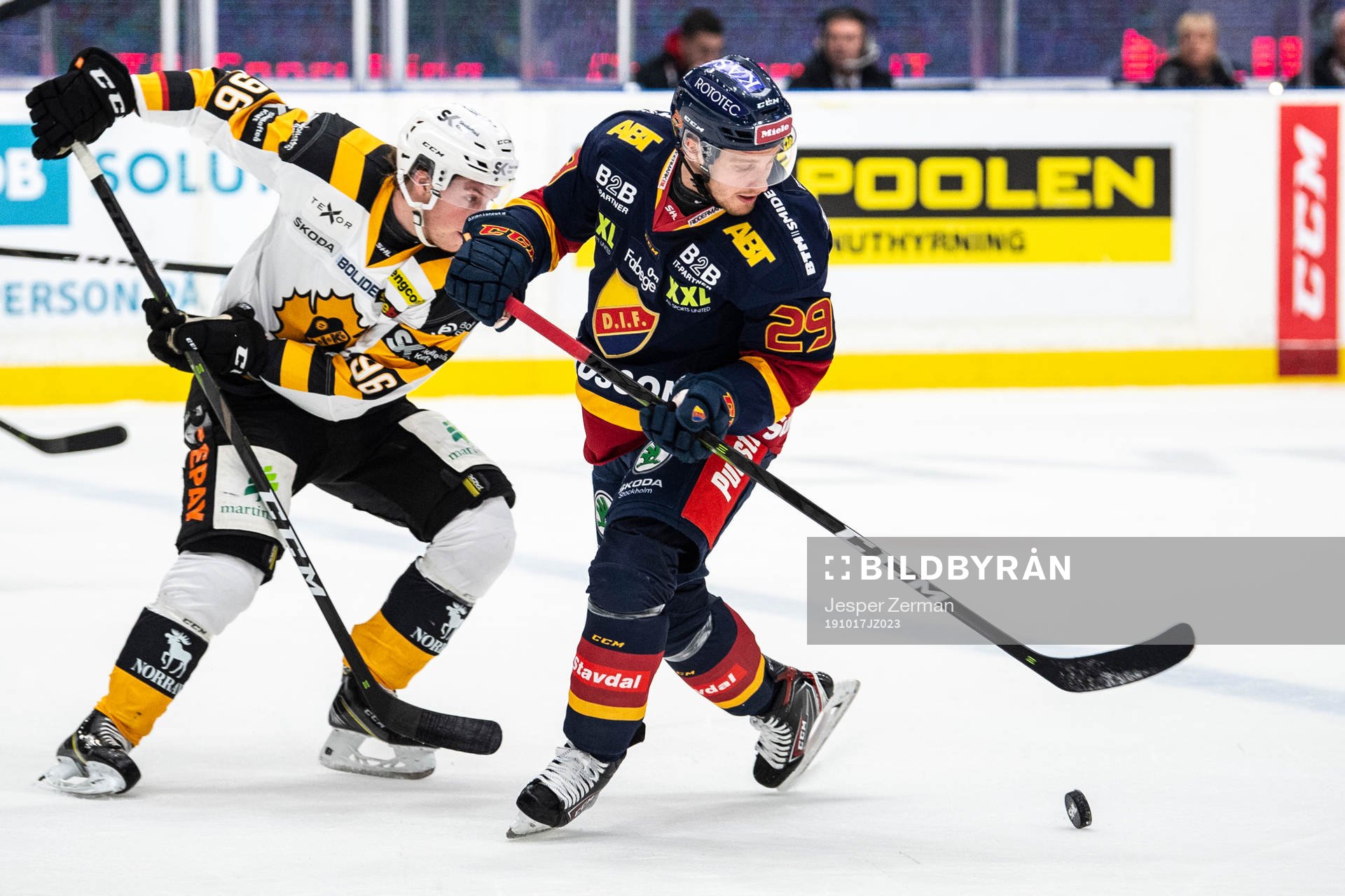 Skellefteås Rickard Hugg och Djurgårdens Sebastian