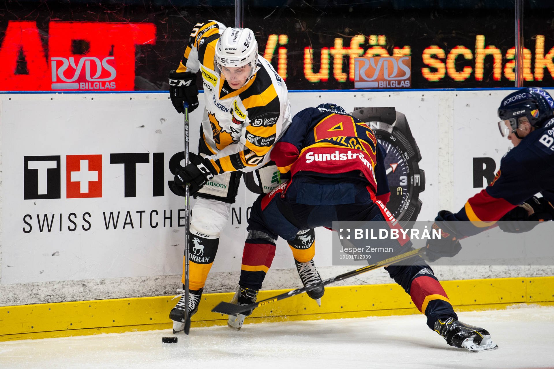 Skellefteås Joakim Lindström och Djurgårdens Tom Nilsson