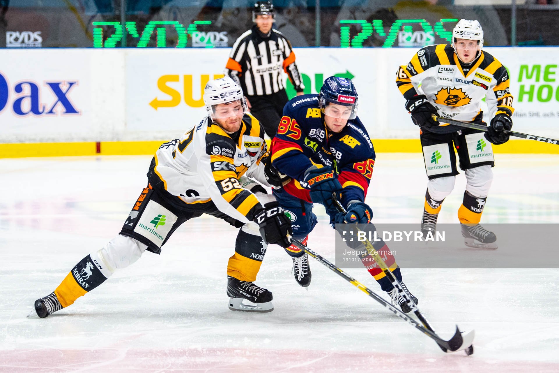 Skellefteås Arvid Lundberg och Djurgårdens Michael Haga