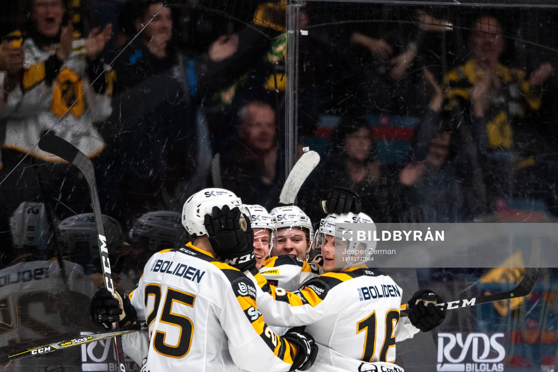Skellefteås Pontus Widerström, Jacob Andersson och Linus