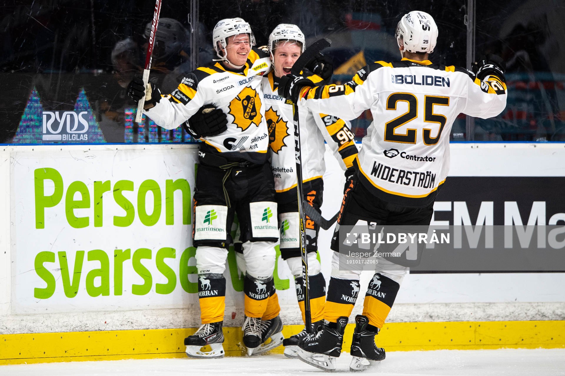 Skellefteås Jacob Andersson, Rickard Hugg och Pontus