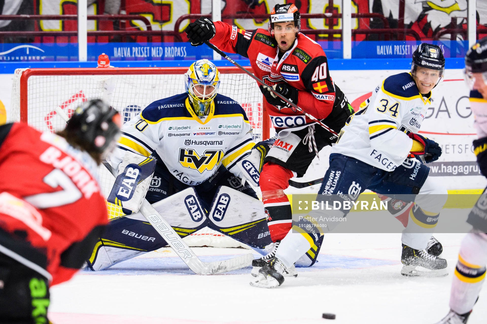 s målvakt Hugo Alnefelt och Jesper Williamsson