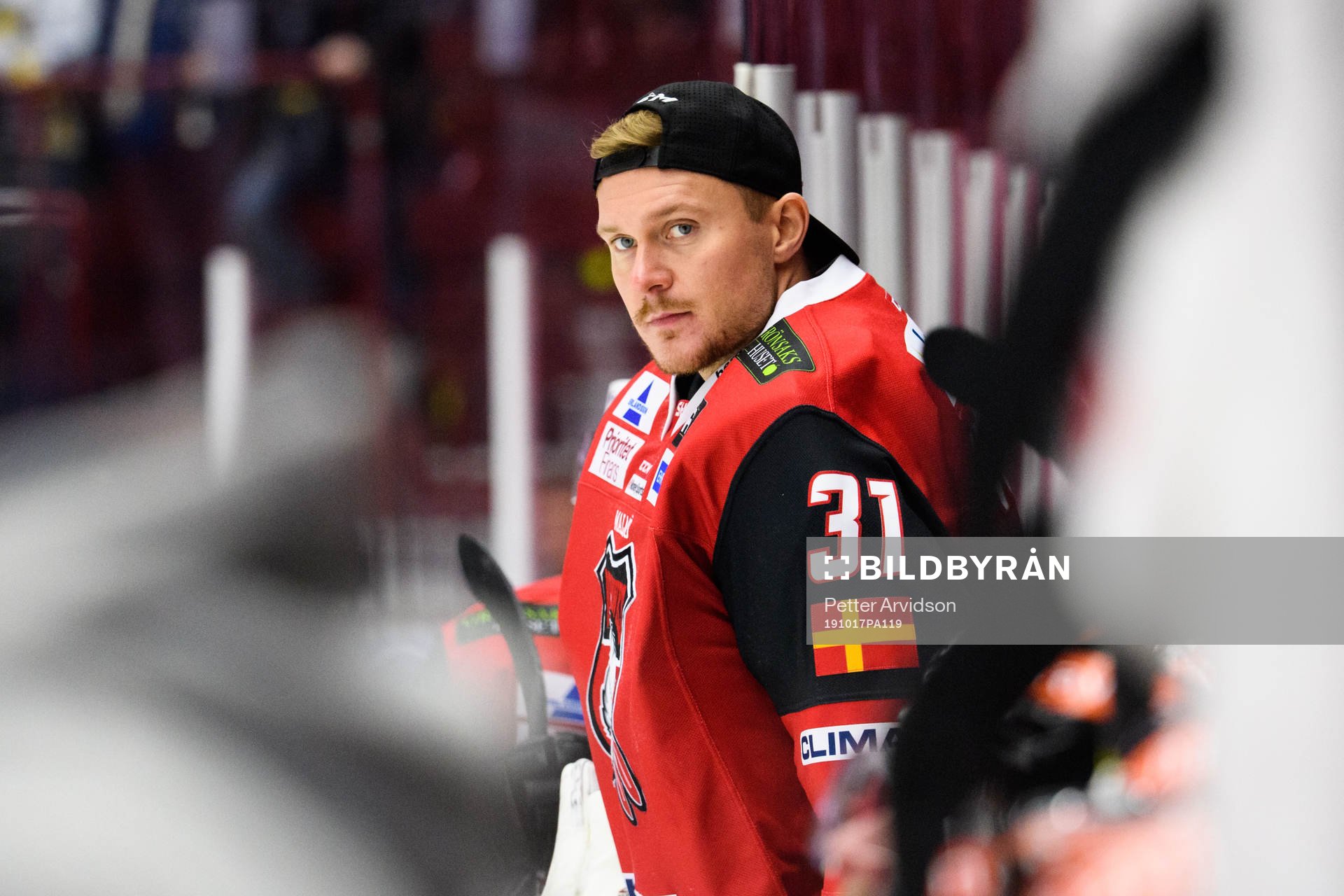 Malmö Redhawks målvakt Lars Volden