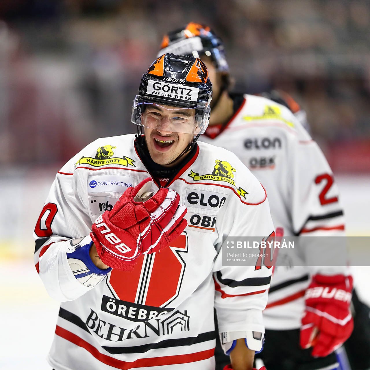Örebros Shane Harper jublar